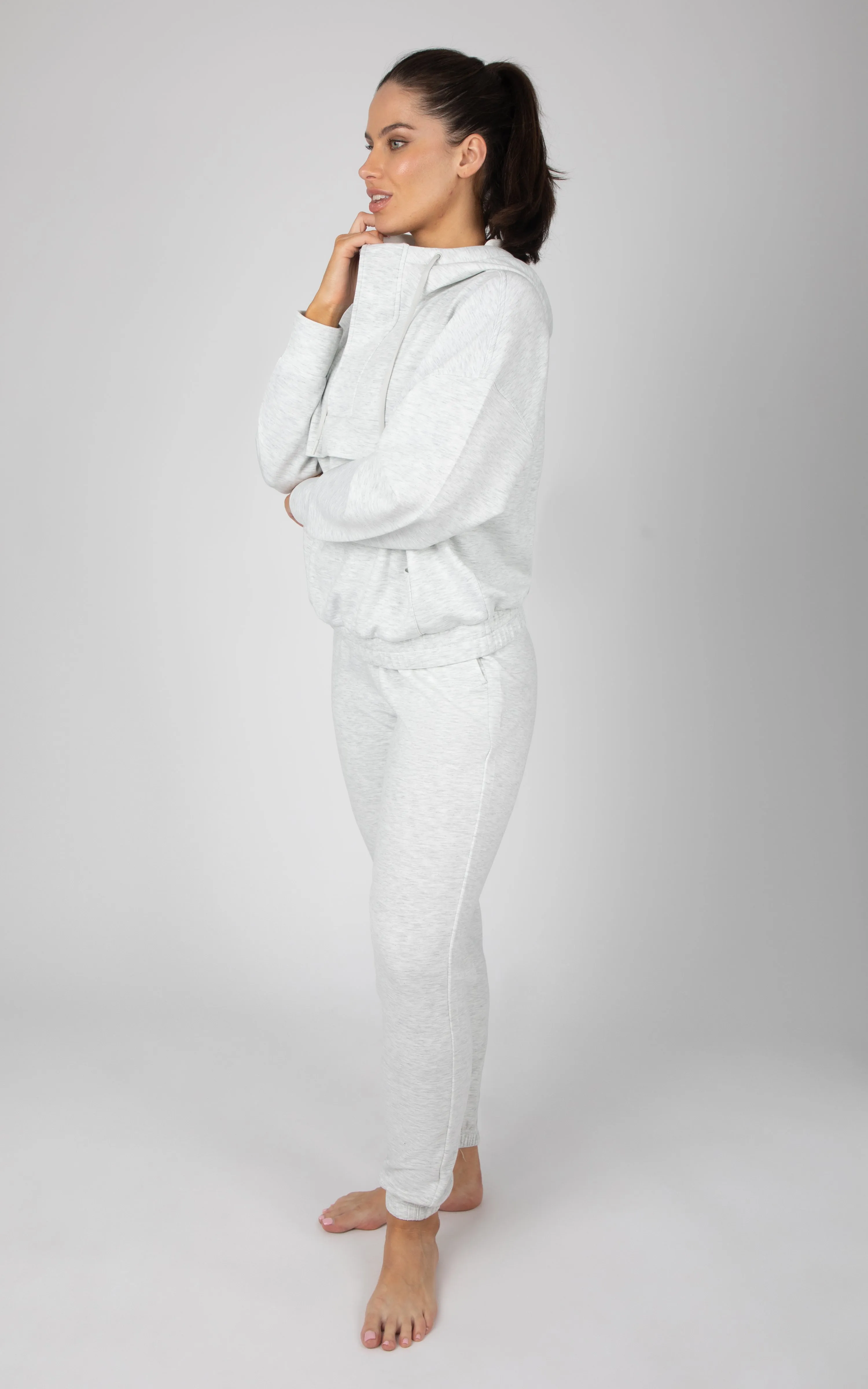 2 PC Softlite Hoodie Half Zip and Jogger Set