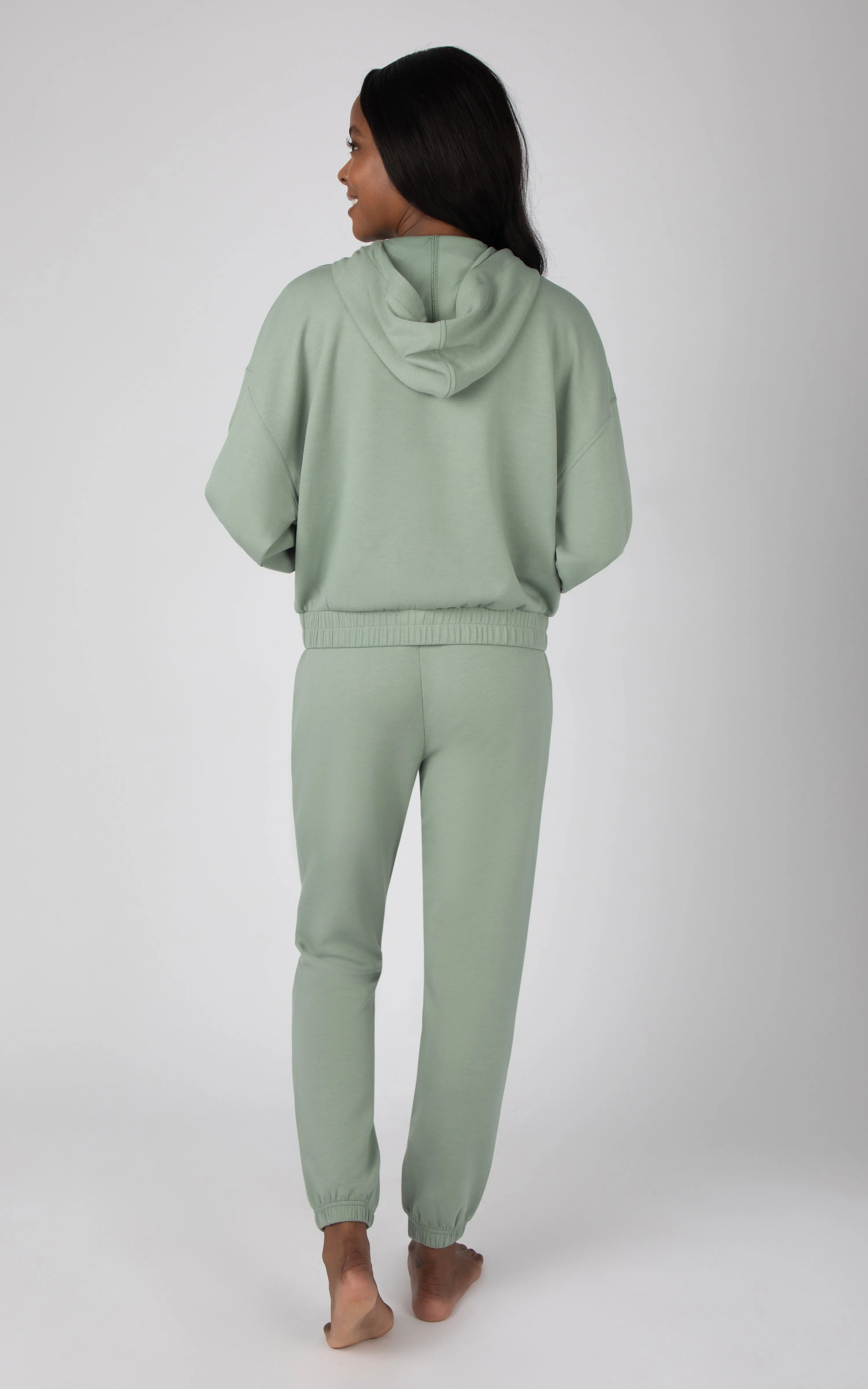2 PC Softlite Hoodie Half Zip and Jogger Set