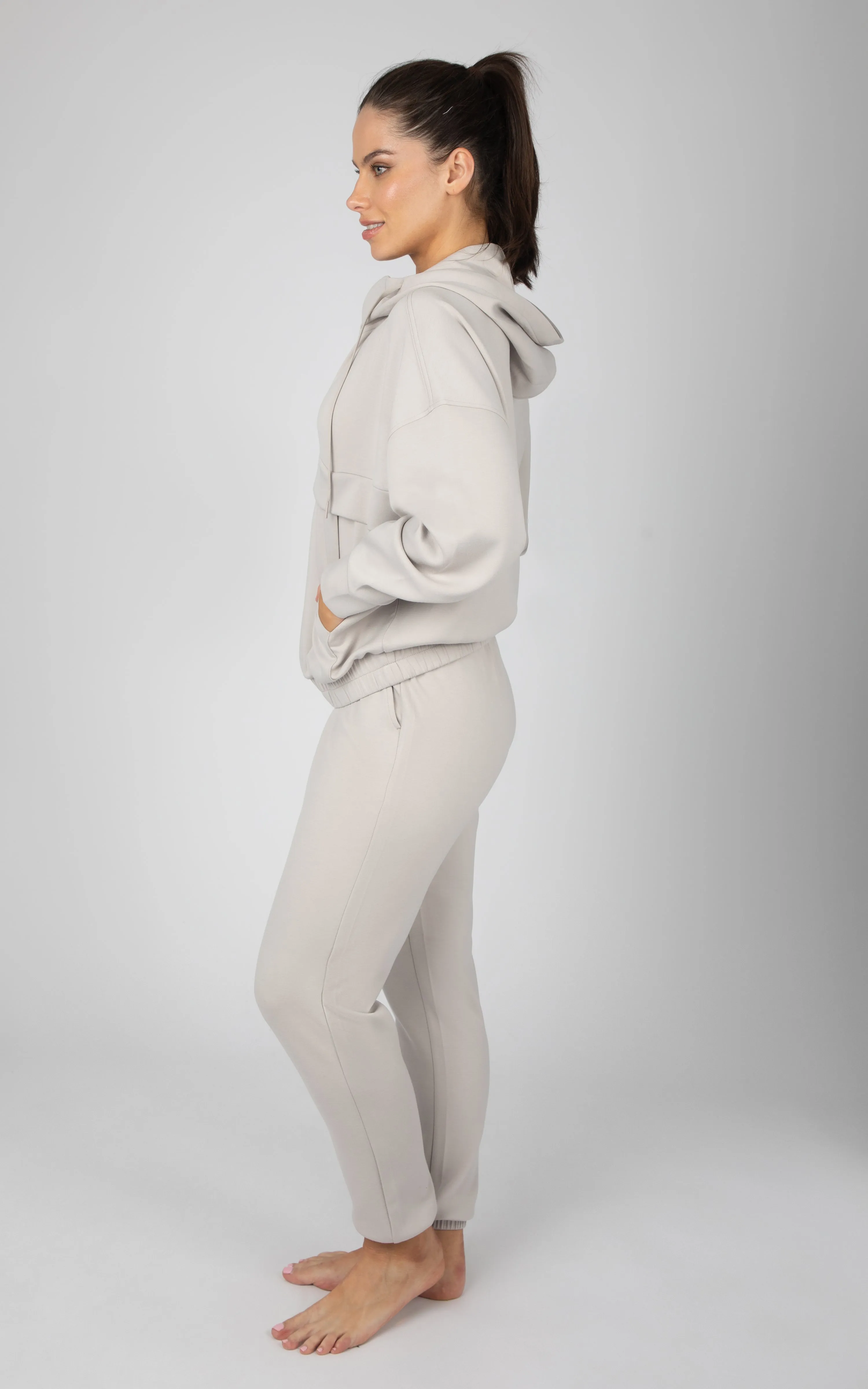 2 PC Softlite Hoodie Half Zip and Jogger Set