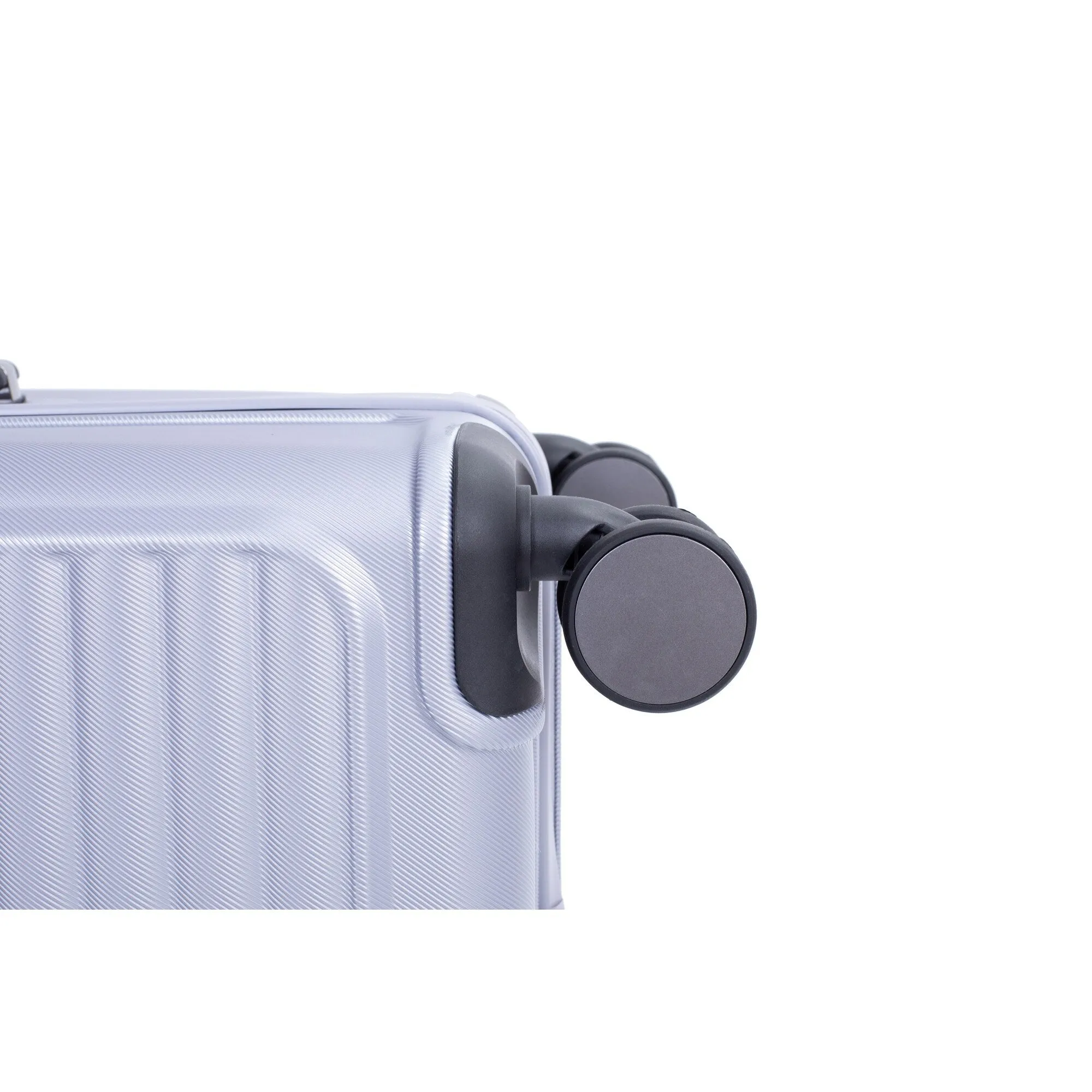 3 Piece Set Lightweight Suitcase for Long Travel, Hardside Carry On Luggage w/ 2 Hooks and 360° Double spinner wheels