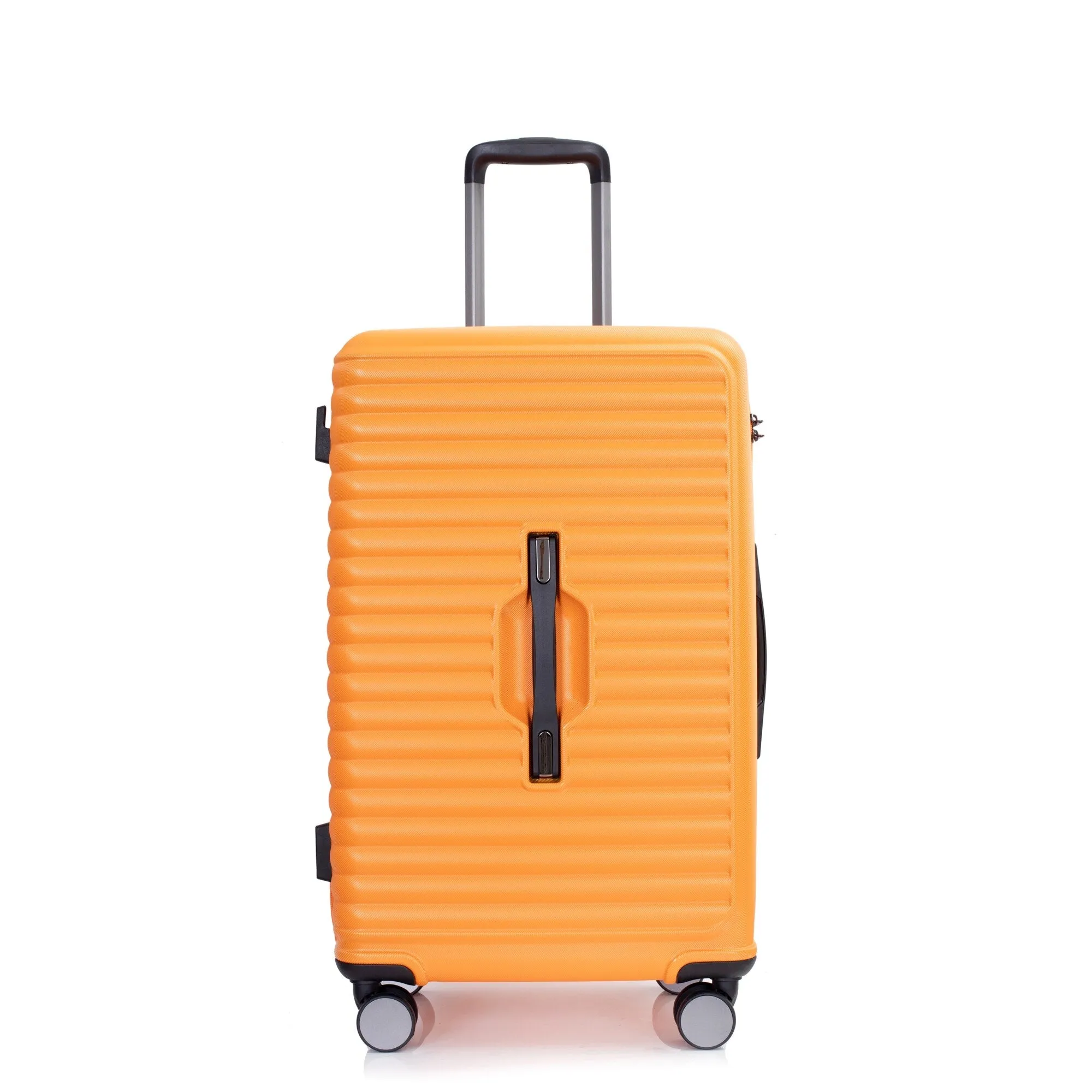 3 Piece Set Lightweight Suitcase for Long Travel, Hardside Carry On Luggage w/ 2 Hooks and 360° Double spinner wheels