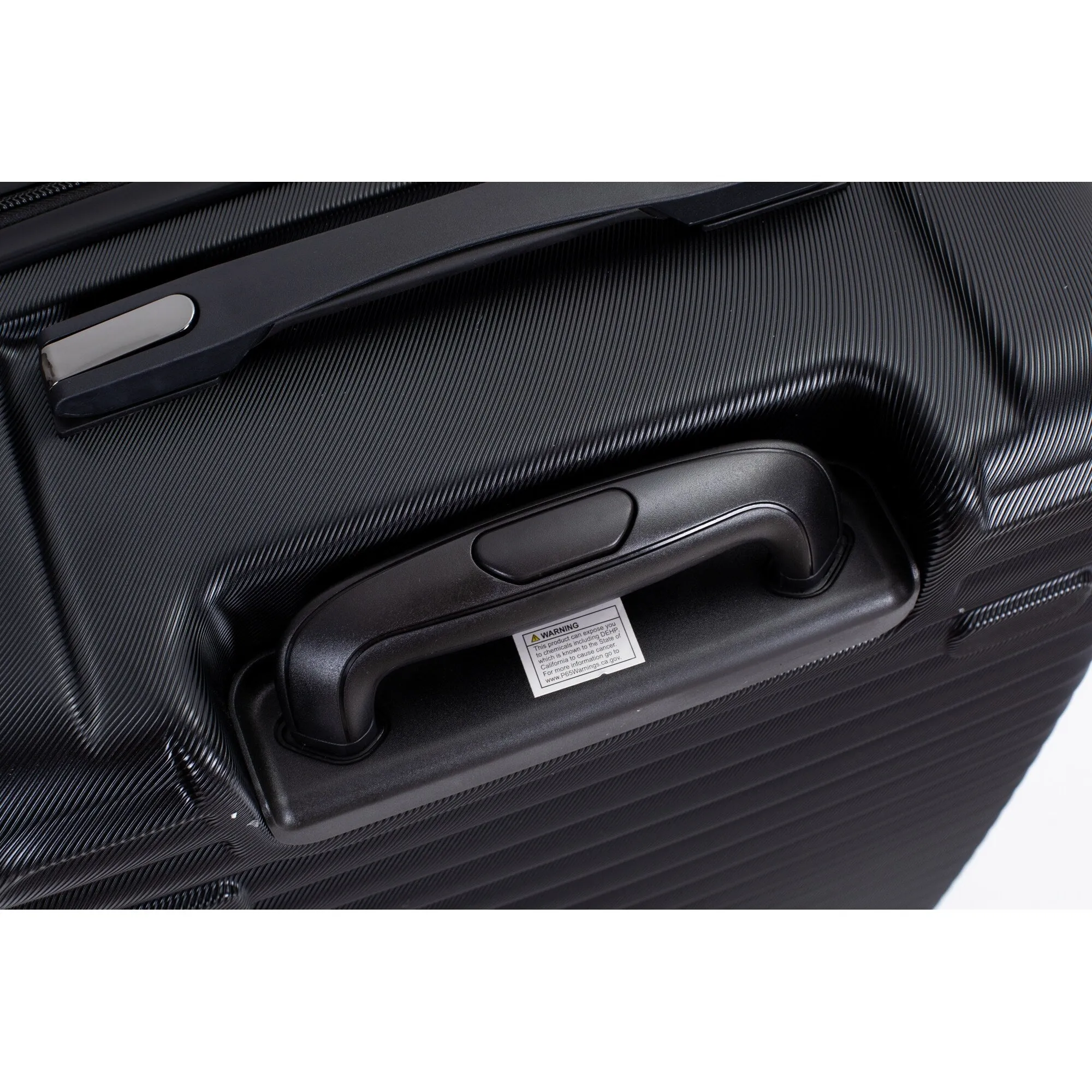 3 Piece Set Lightweight Suitcase for Long Travel, Hardside Carry On Luggage w/ 2 Hooks and 360° Double spinner wheels