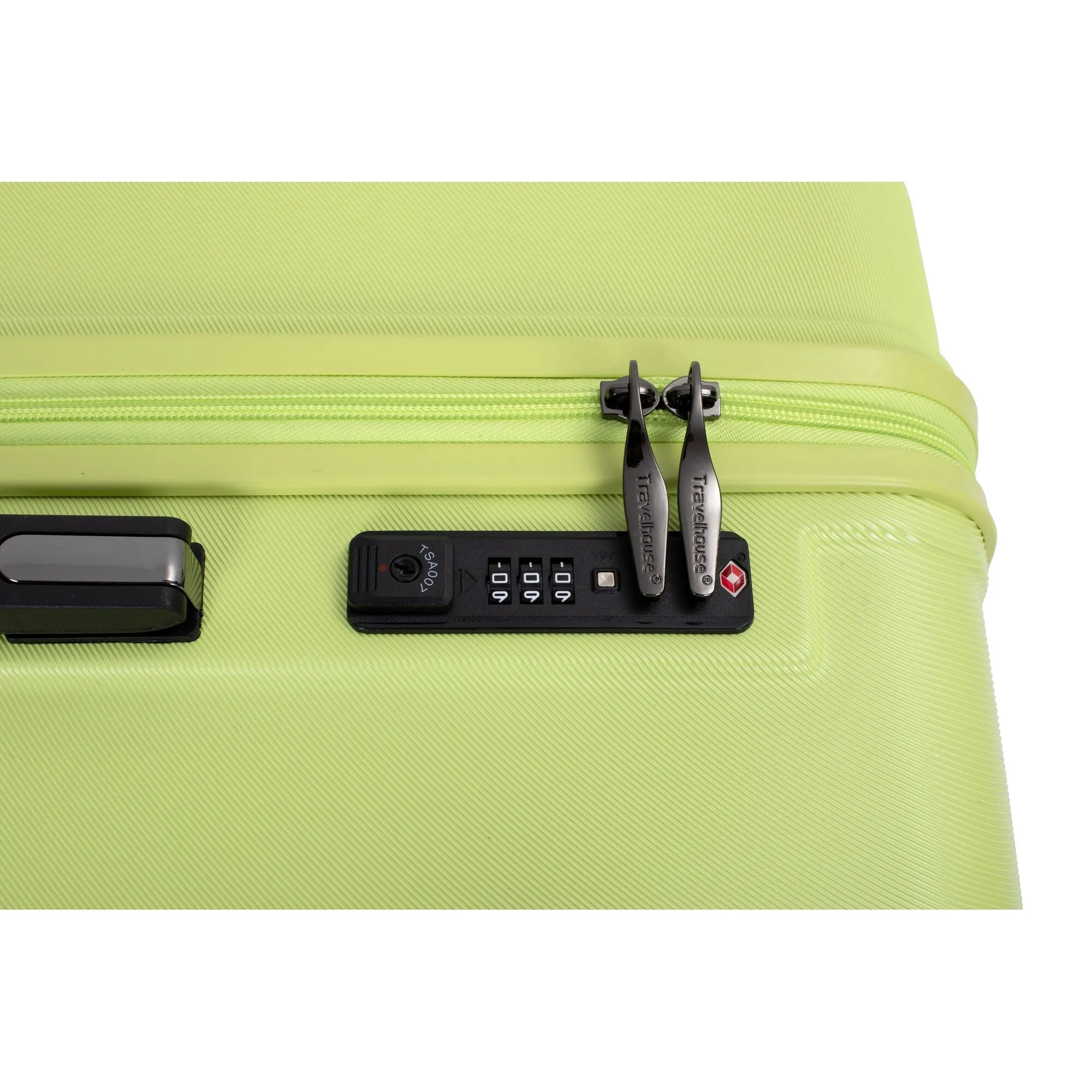 3 Piece Set Lightweight Suitcase for Long Travel, Hardside Carry On Luggage w/ 2 Hooks and 360° Double spinner wheels