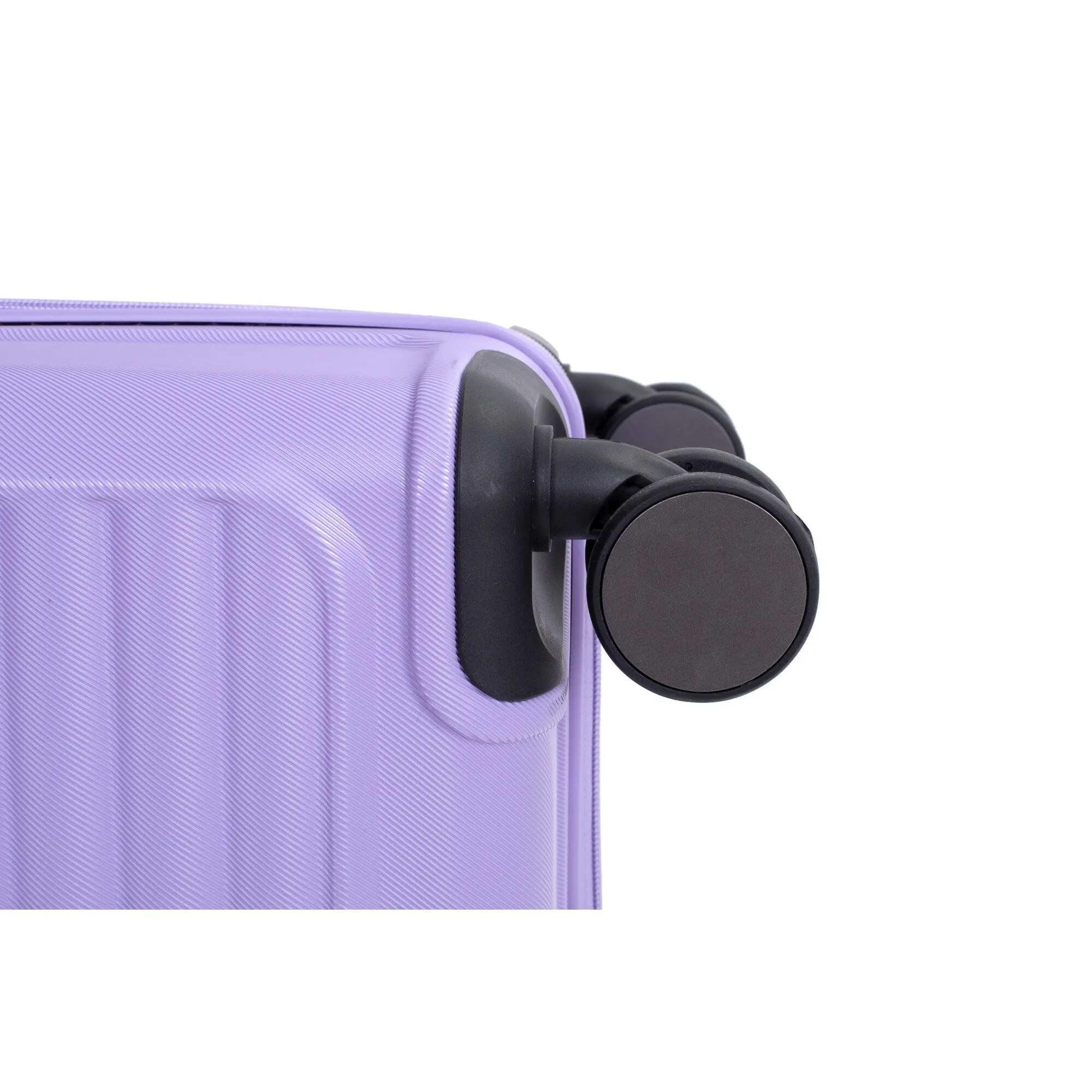 3 Piece Set Lightweight Suitcase for Long Travel, Hardside Carry On Luggage w/ 2 Hooks and 360° Double spinner wheels