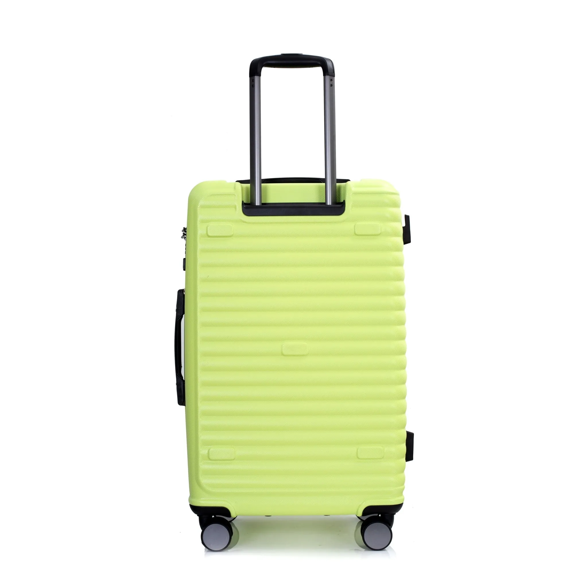 3 Piece Set Lightweight Suitcase for Long Travel, Hardside Carry On Luggage w/ 2 Hooks and 360° Double spinner wheels