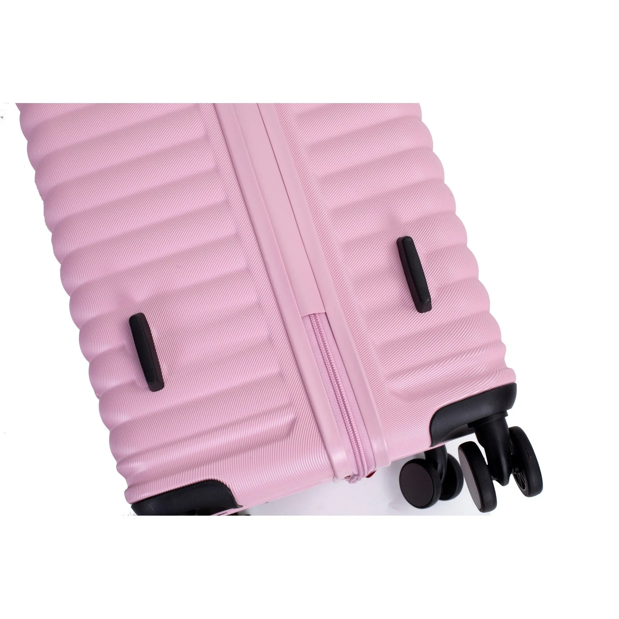 3 Piece Set Lightweight Suitcase for Long Travel, Hardside Carry On Luggage w/ 2 Hooks and 360° Double spinner wheels