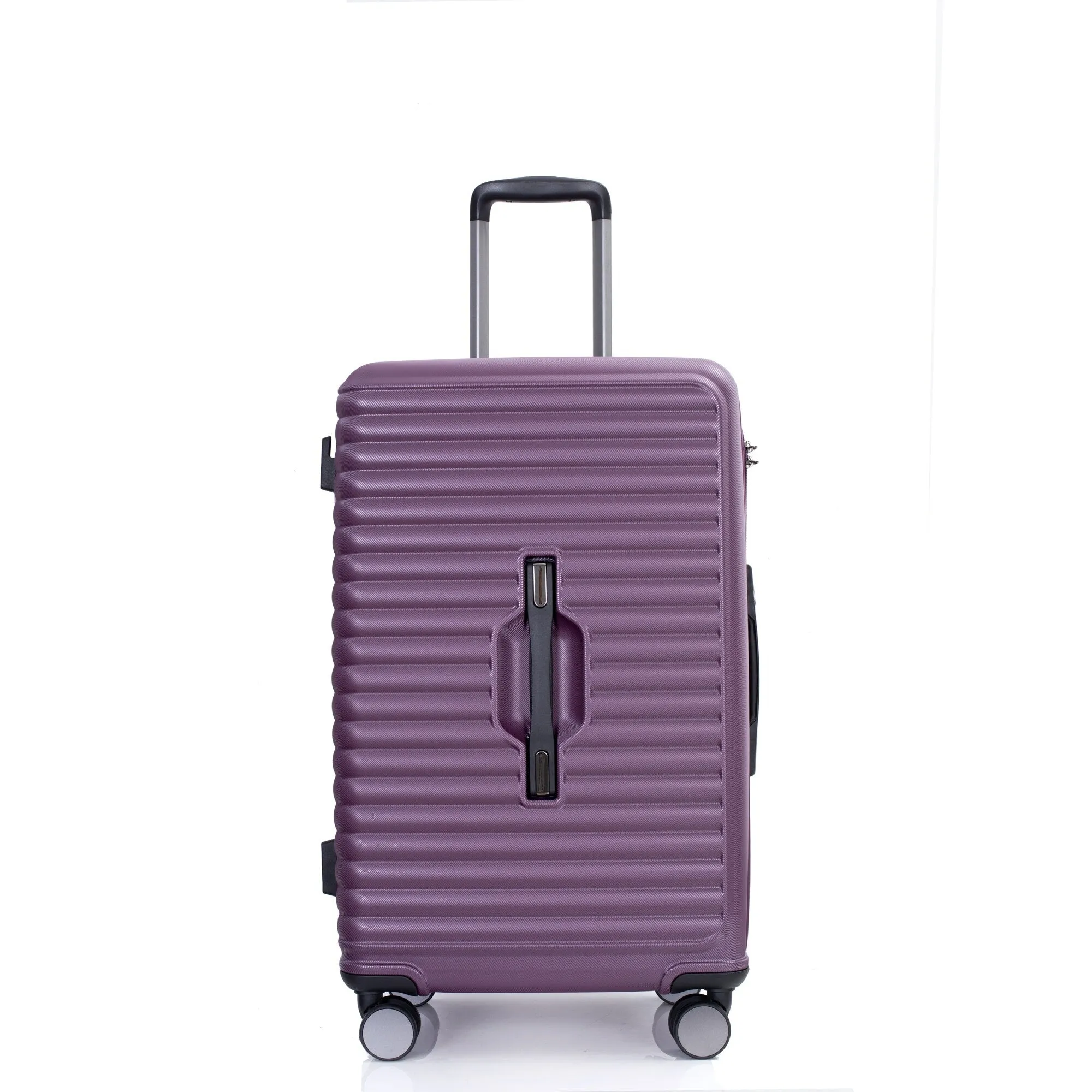 3 Piece Set Lightweight Suitcase for Long Travel, Hardside Carry On Luggage w/ 2 Hooks and 360° Double spinner wheels