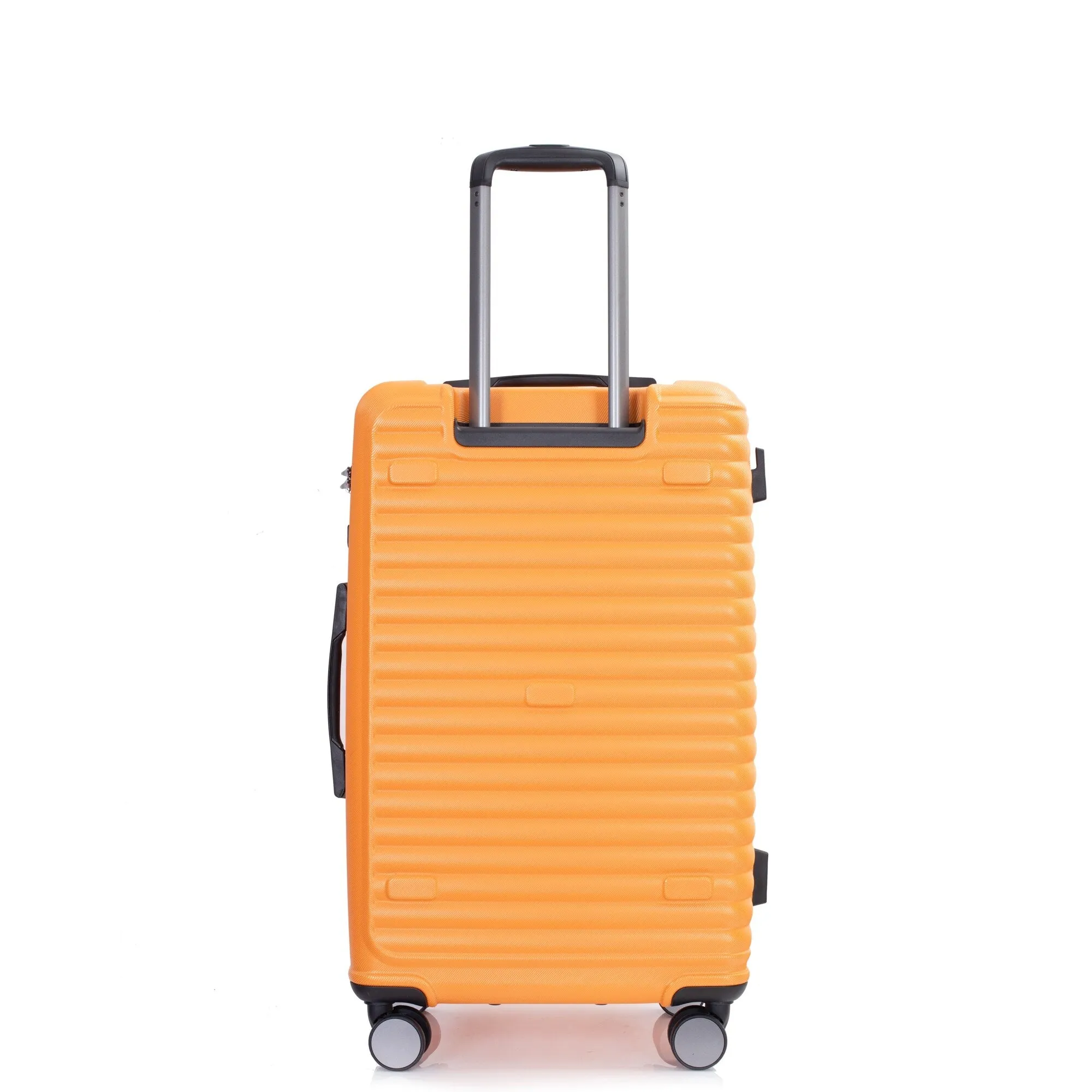 3 Piece Set Lightweight Suitcase for Long Travel, Hardside Carry On Luggage w/ 2 Hooks and 360° Double spinner wheels