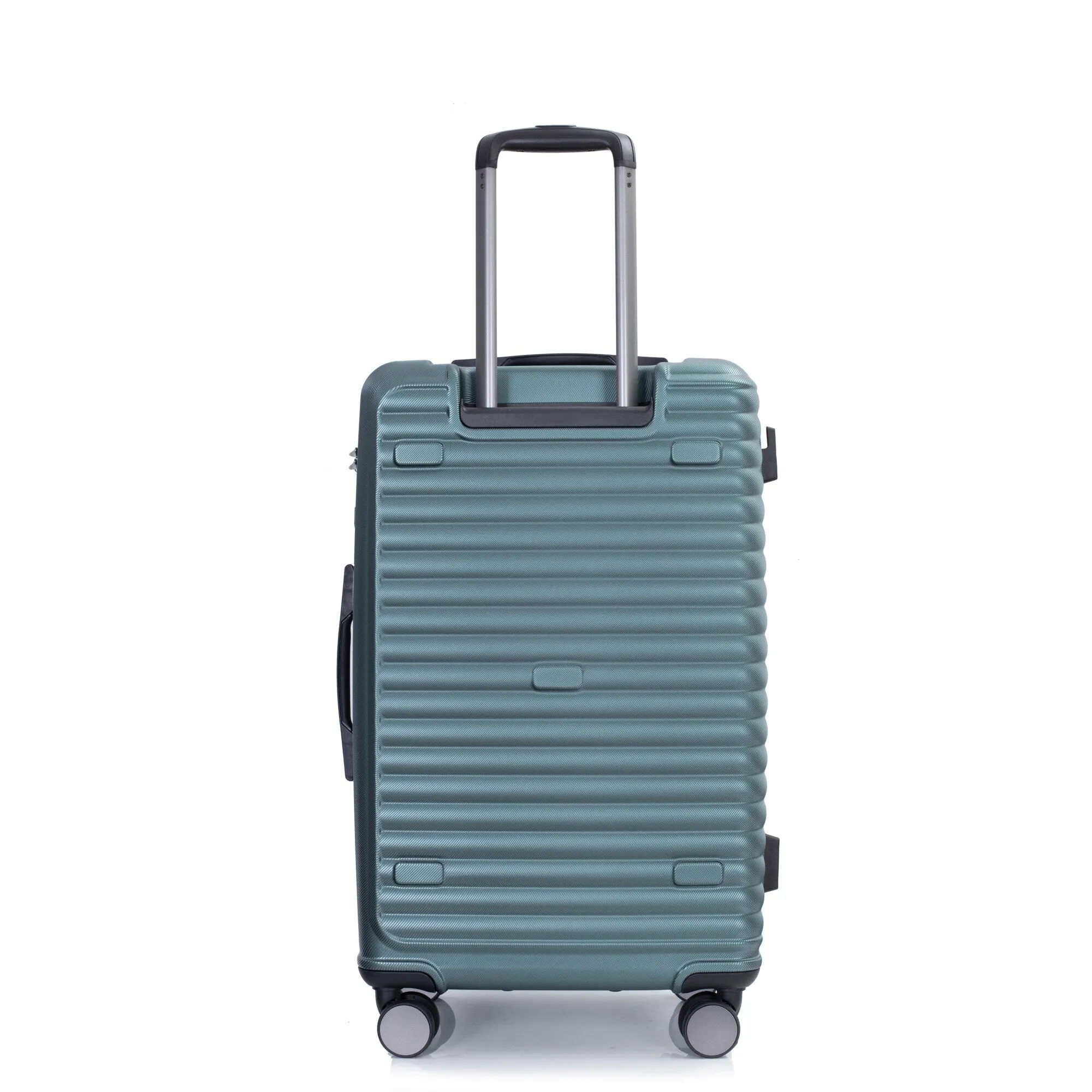 3 Piece Set Lightweight Suitcase for Long Travel, Hardside Carry On Luggage w/ 2 Hooks and 360° Double spinner wheels