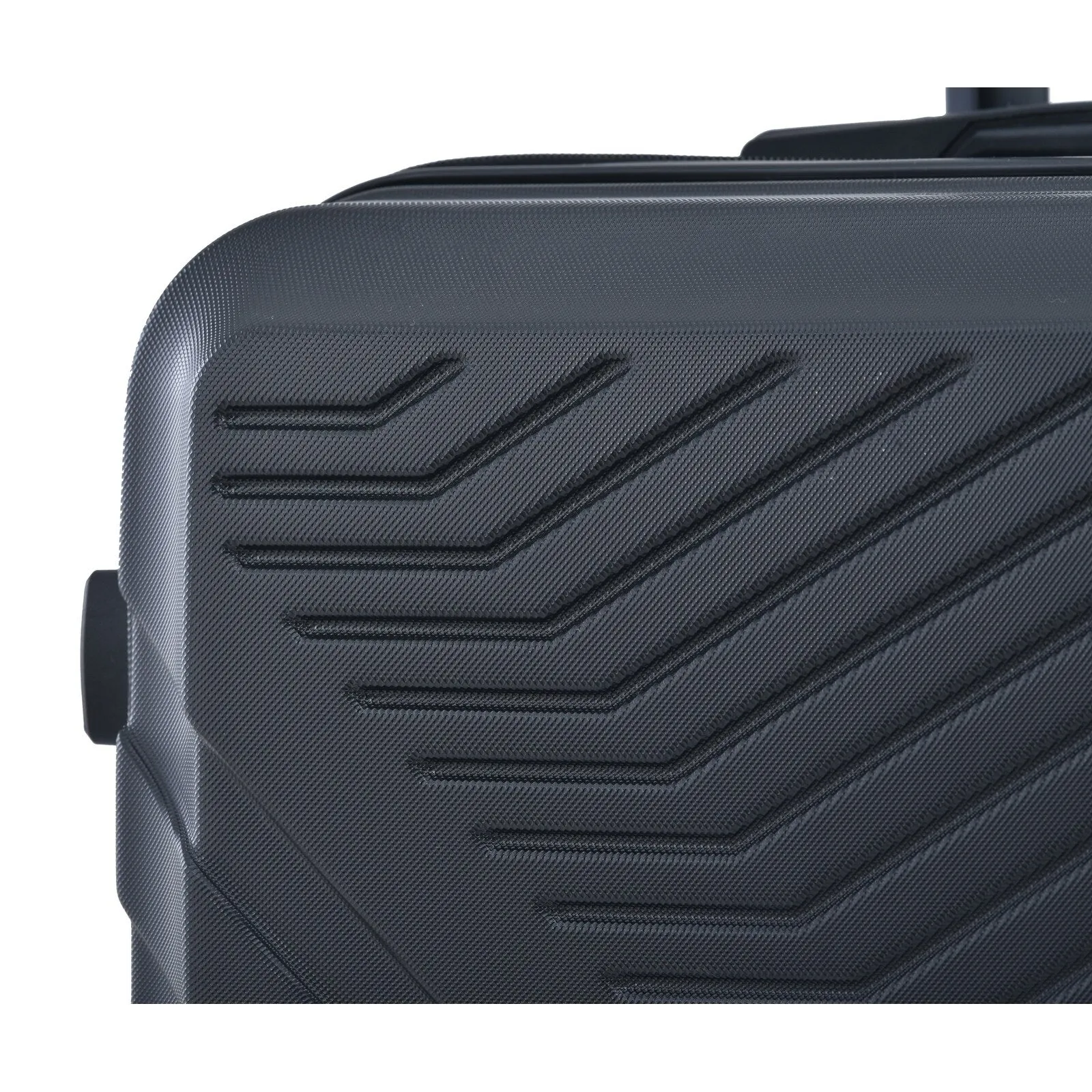 ABS 3 Piece Luggage Sets with Telescoping and Short Handles, Lightweight Suitcase with 2 Hooks and Spinner Wheels & TSA Lock