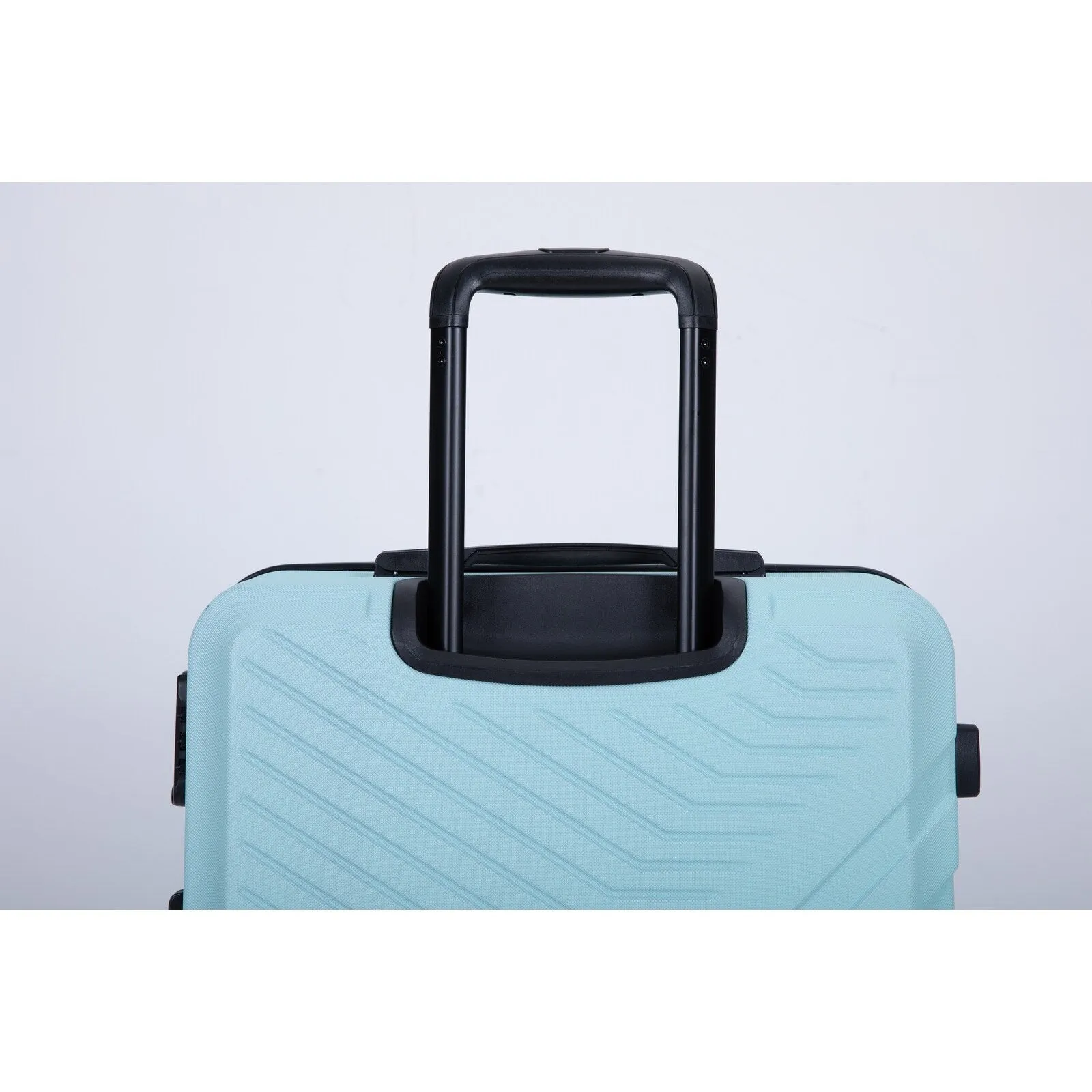 ABS 3 Piece Luggage Sets with Telescoping and Short Handles, Lightweight Suitcase with 2 Hooks and Spinner Wheels & TSA Lock