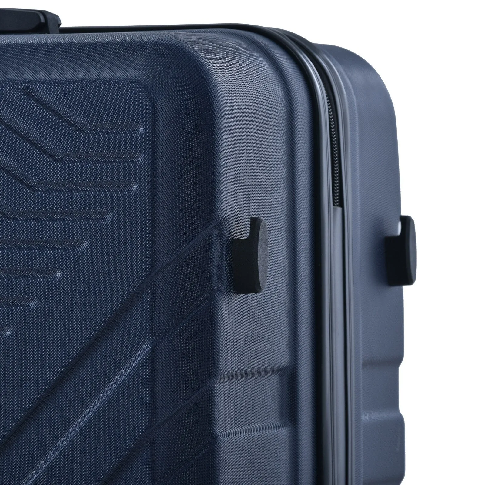 ABS 3 Piece Luggage Sets with Telescoping and Short Handles, Lightweight Suitcase with 2 Hooks and Spinner Wheels & TSA Lock