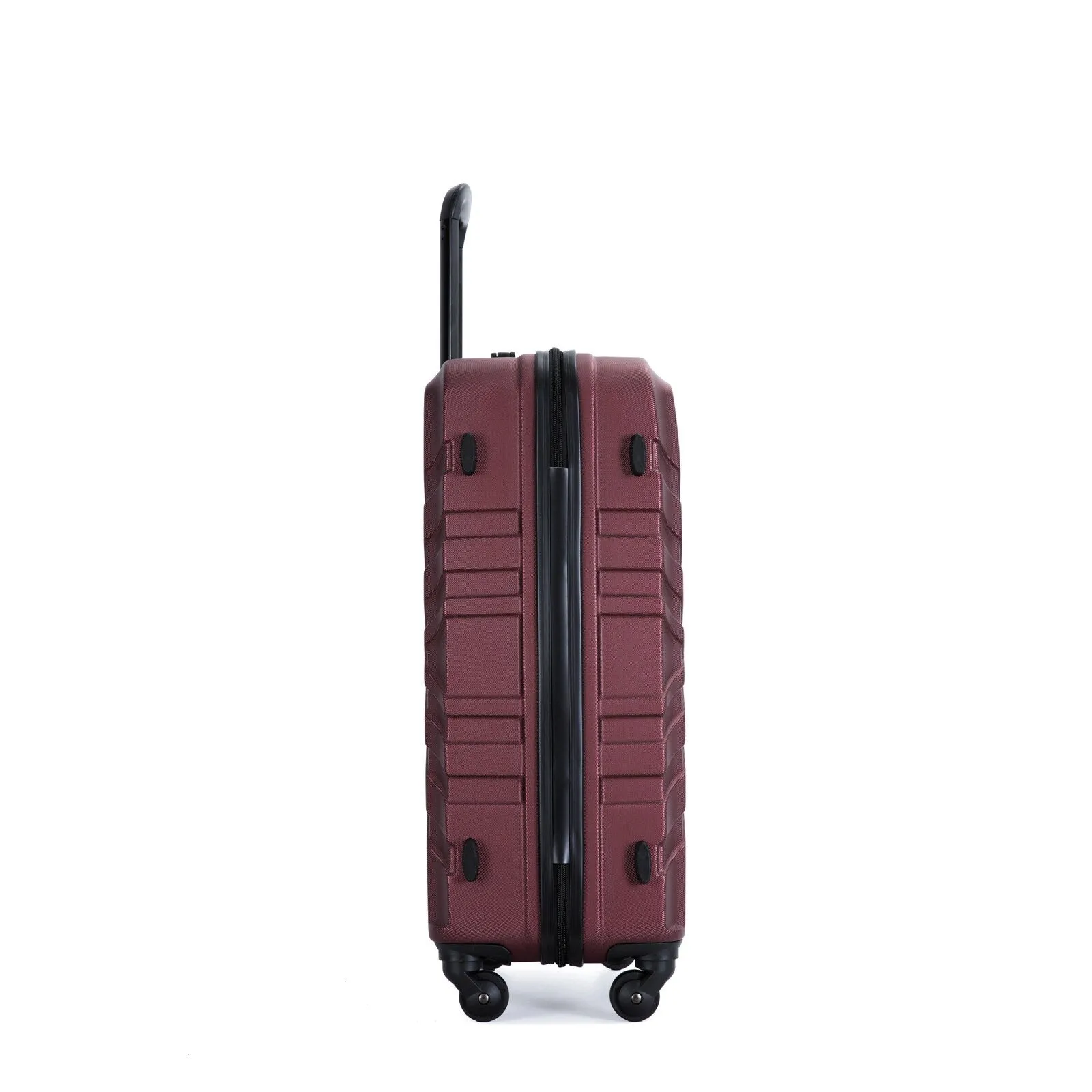 ABS 3 Piece Luggage Sets with Telescoping and Short Handles, Lightweight Suitcase with 2 Hooks and Spinner Wheels & TSA Lock