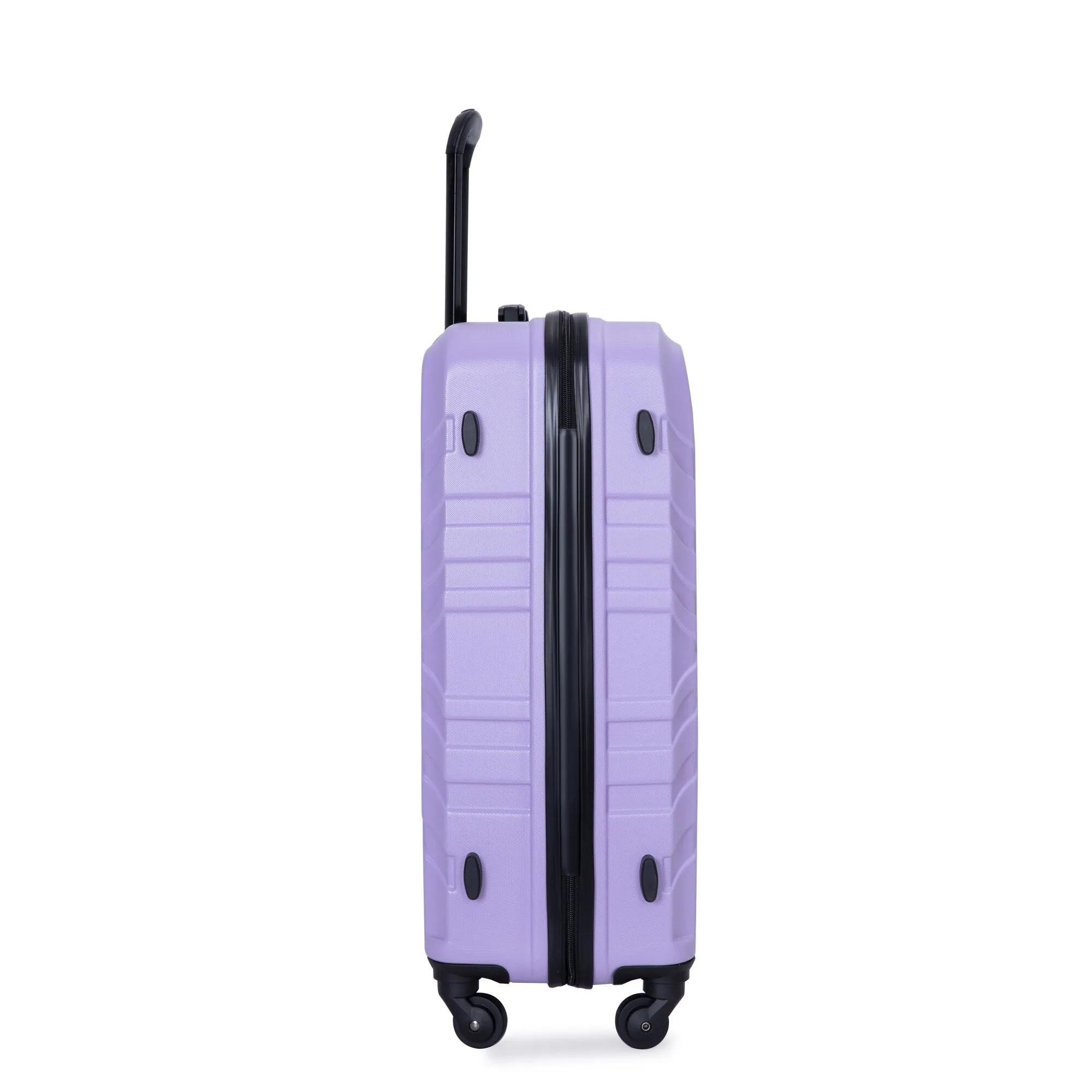 ABS 3 Piece Luggage Sets with Telescoping and Short Handles, Lightweight Suitcase with 2 Hooks and Spinner Wheels & TSA Lock