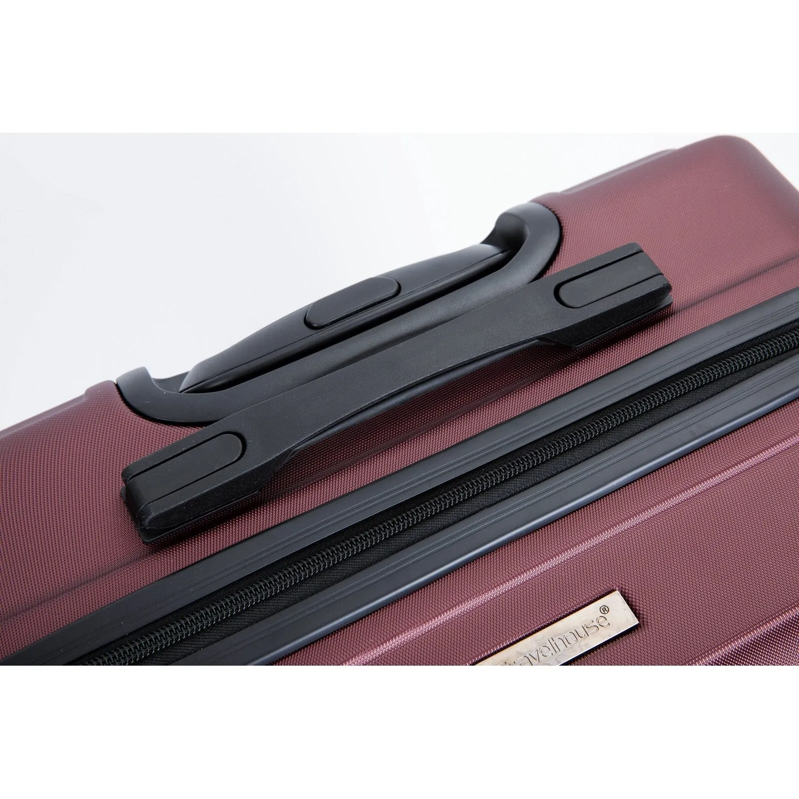 ABS 3 Piece Luggage Sets with Telescoping and Short Handles, Lightweight Suitcase with 2 Hooks and Spinner Wheels & TSA Lock