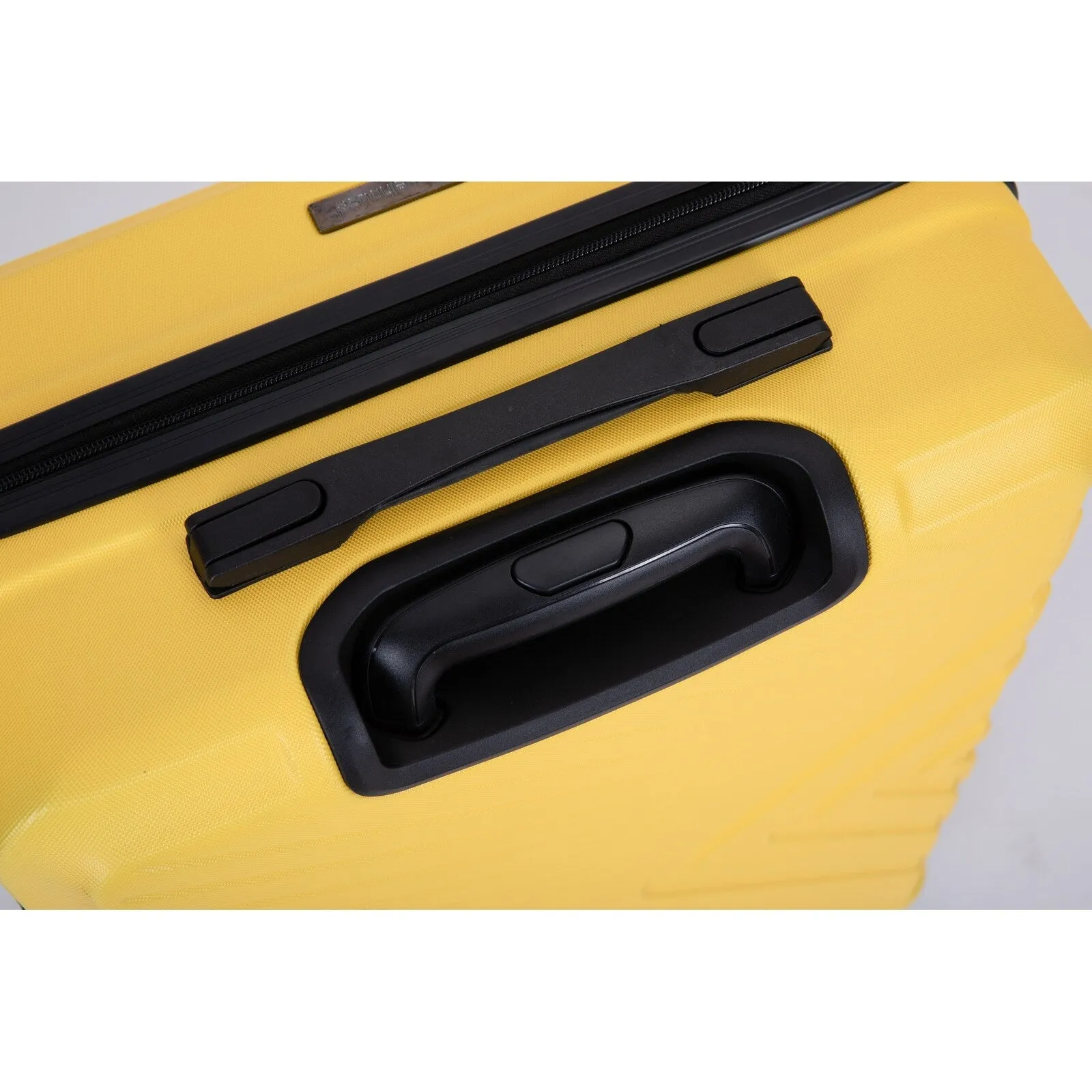 ABS 3 Piece Luggage Sets with Telescoping and Short Handles, Lightweight Suitcase with 2 Hooks and Spinner Wheels & TSA Lock