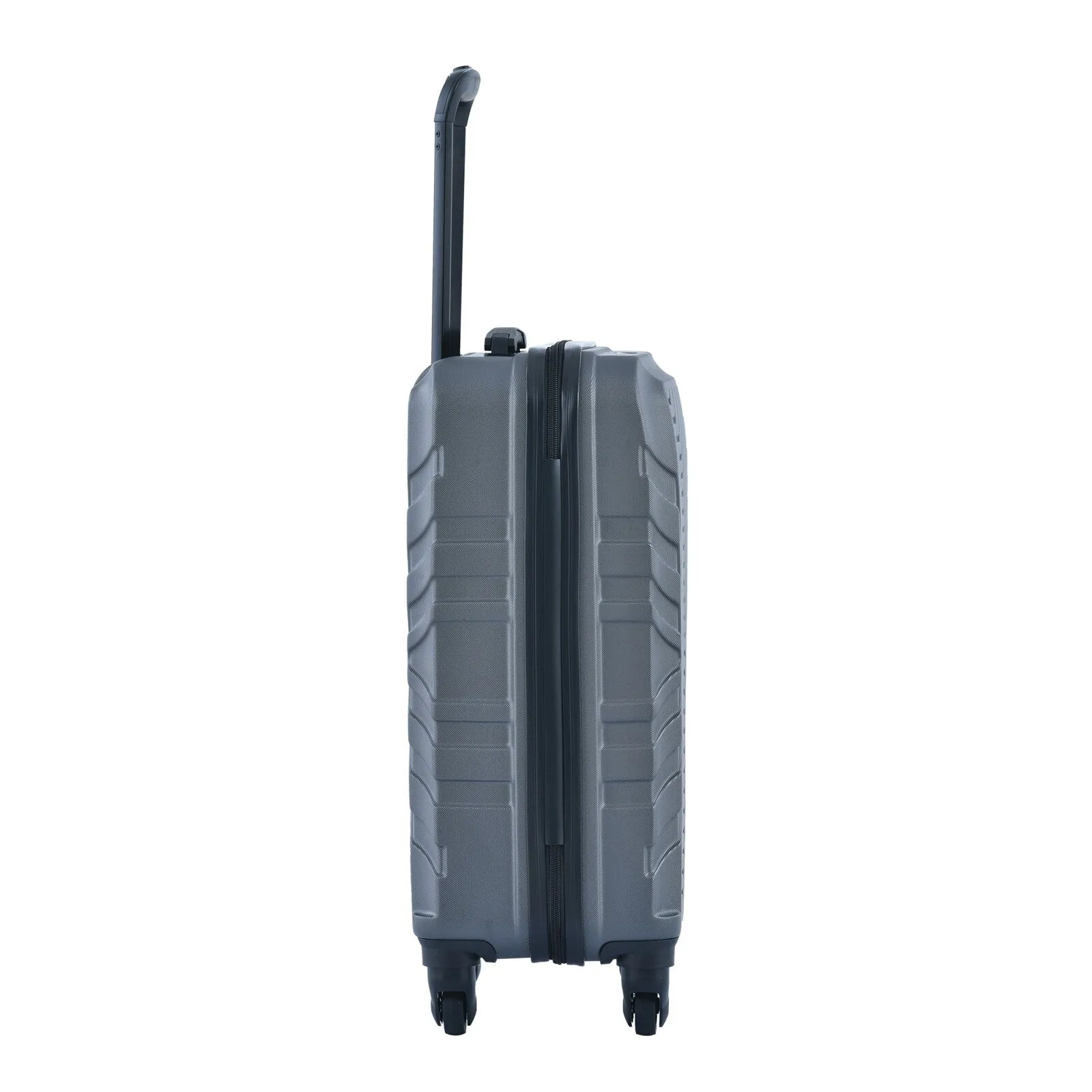ABS 3 Piece Luggage Sets with Telescoping and Short Handles, Lightweight Suitcase with 2 Hooks and Spinner Wheels & TSA Lock