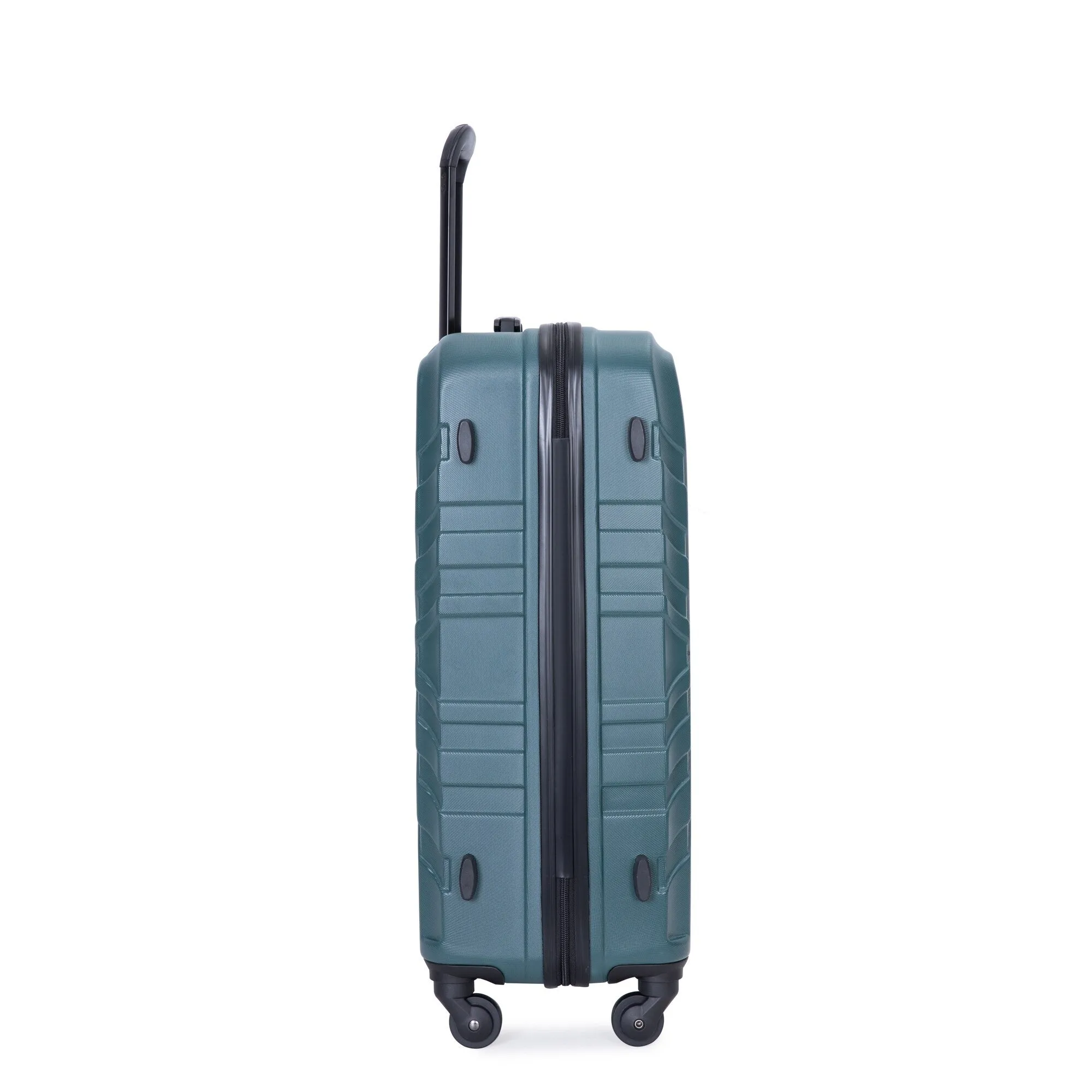 ABS 3 Piece Luggage Sets with Telescoping and Short Handles, Lightweight Suitcase with 2 Hooks and Spinner Wheels & TSA Lock