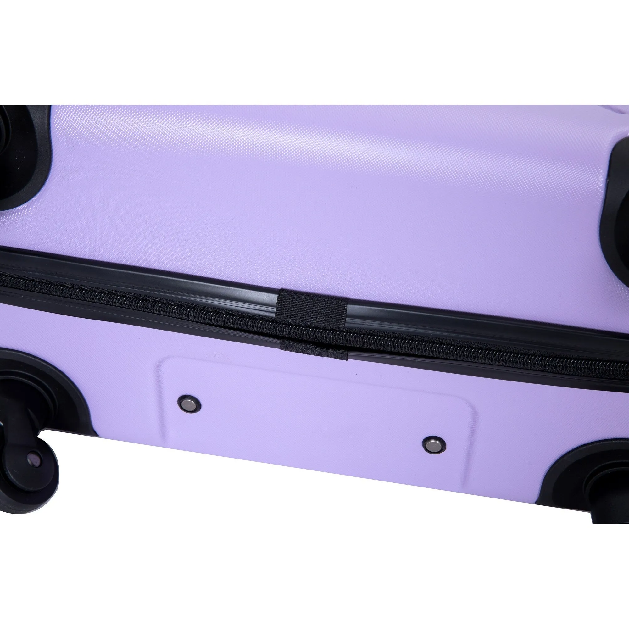 ABS 3 Piece Luggage Sets with Telescoping and Short Handles, Lightweight Suitcase with 2 Hooks and Spinner Wheels & TSA Lock