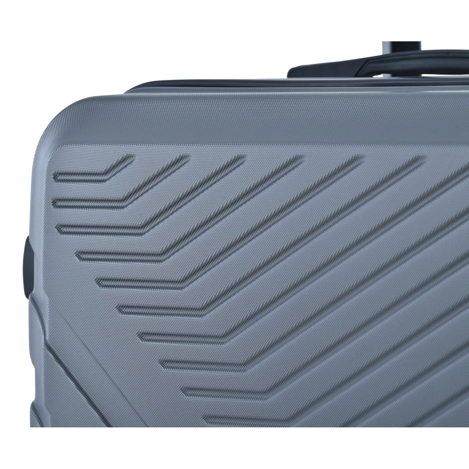ABS 3 Piece Luggage Sets with Telescoping and Short Handles, Lightweight Suitcase with 2 Hooks and Spinner Wheels & TSA Lock