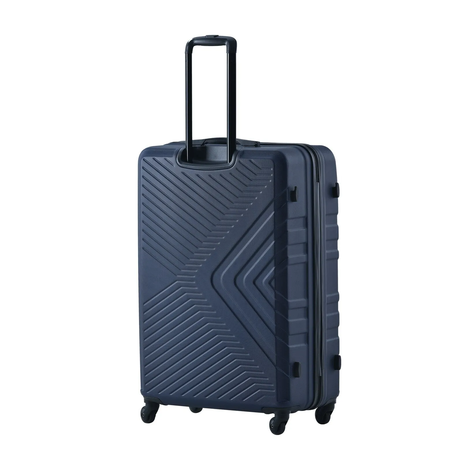ABS 3 Piece Luggage Sets with Telescoping and Short Handles, Lightweight Suitcase with 2 Hooks and Spinner Wheels & TSA Lock