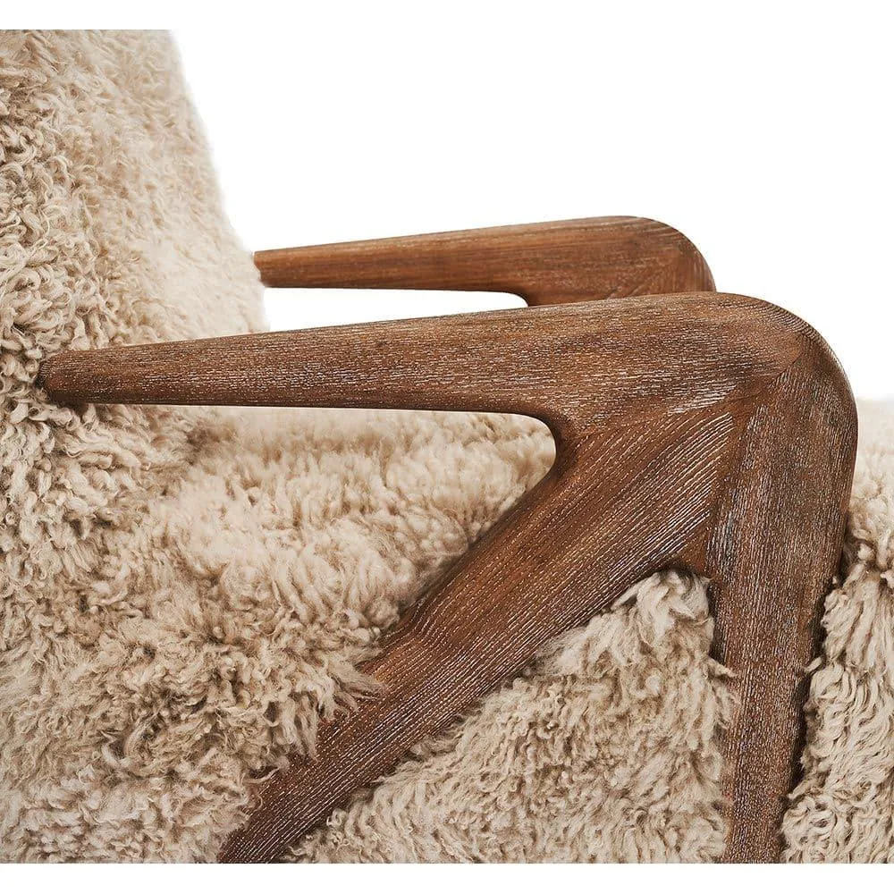 Angelica Lounge Chair - Morel Taupe