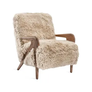 Angelica Lounge Chair - Morel Taupe