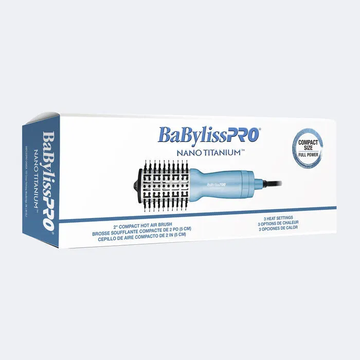 BaBylissPRO® Nano Titanium™ 2 Barrel Compact Hot Air Brush