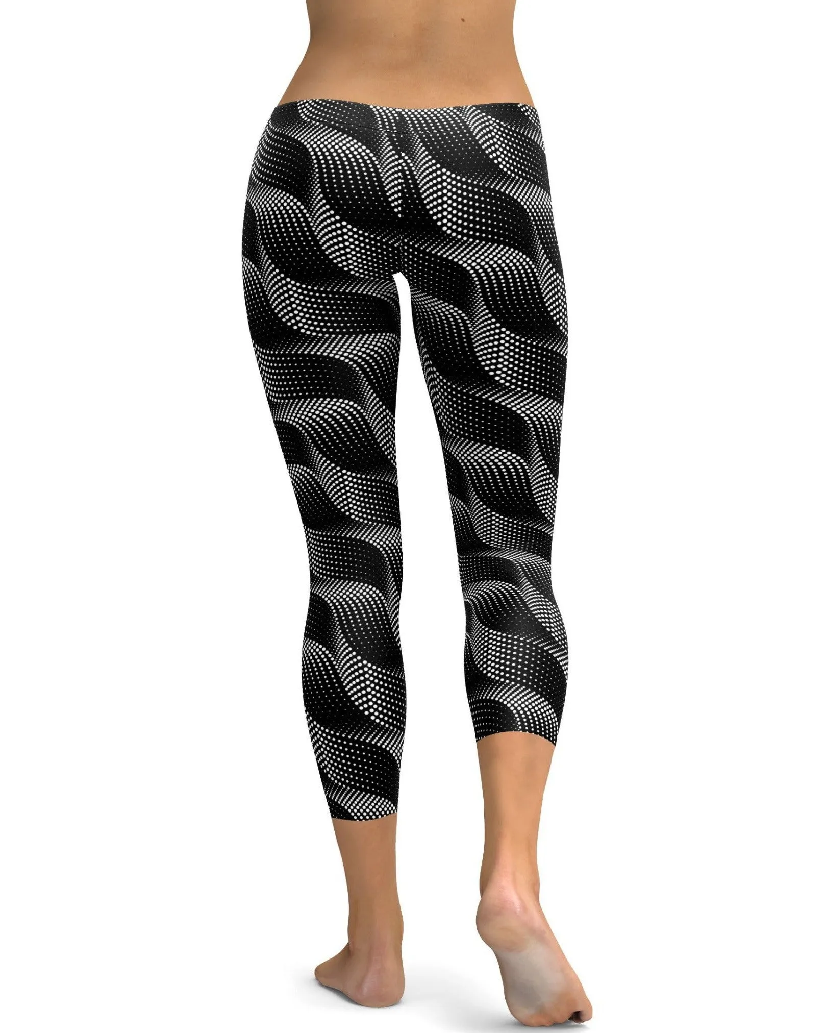 B&W Wave Capris