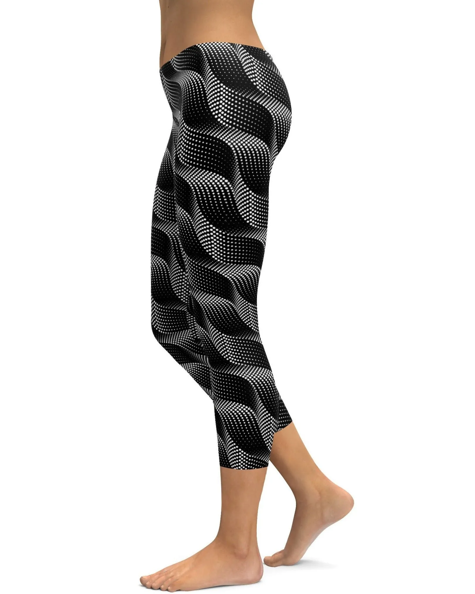 B&W Wave Capris