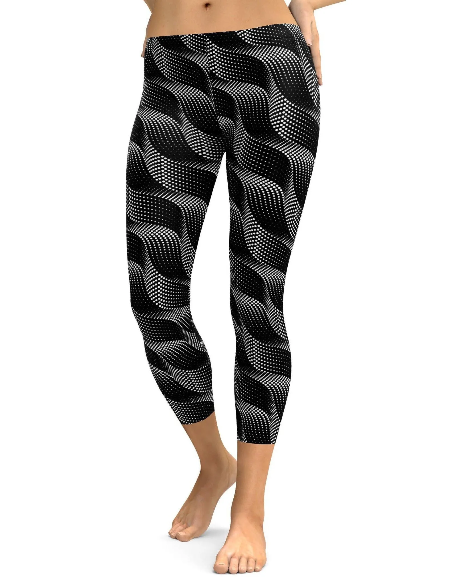 B&W Wave Capris