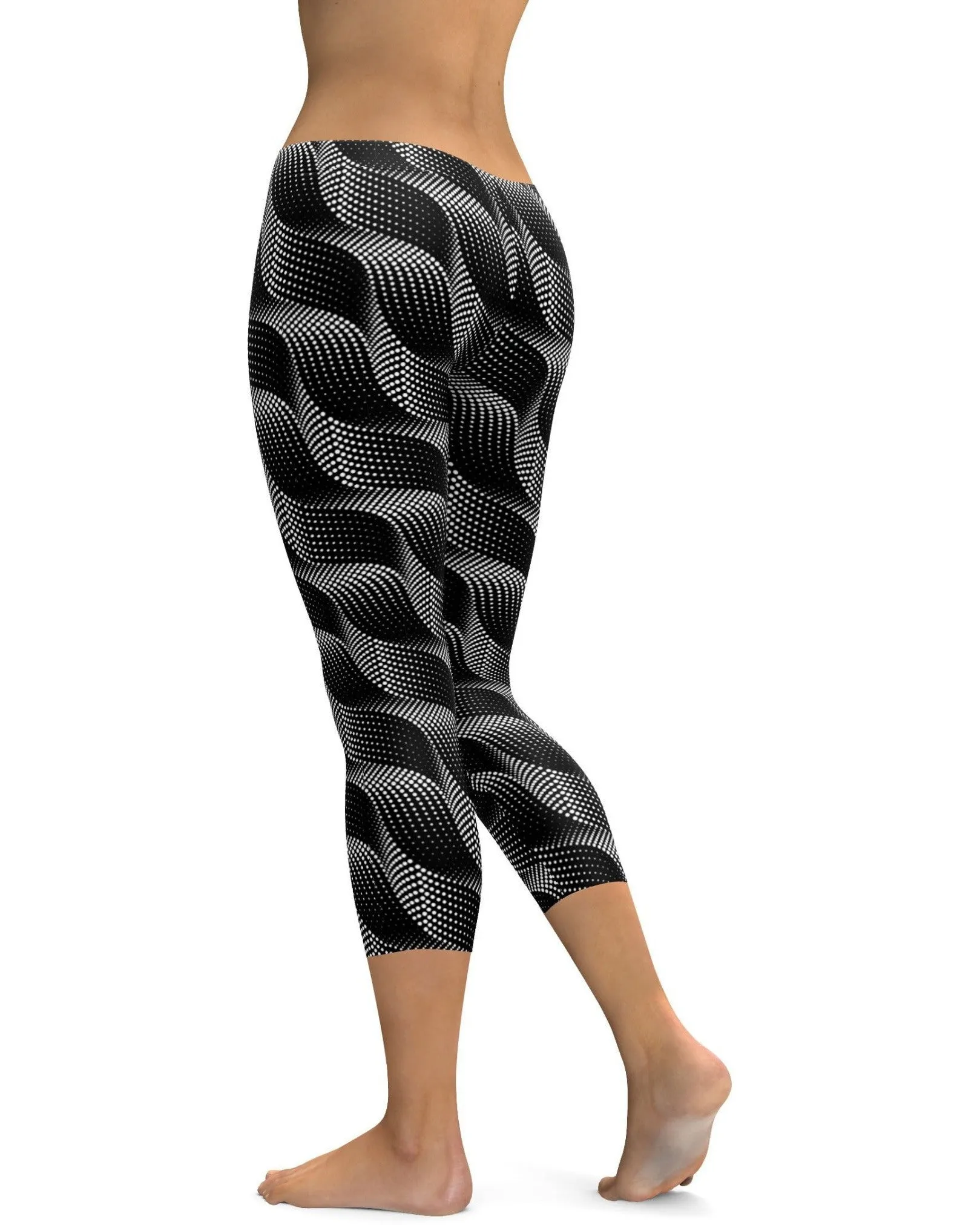 B&W Wave Capris