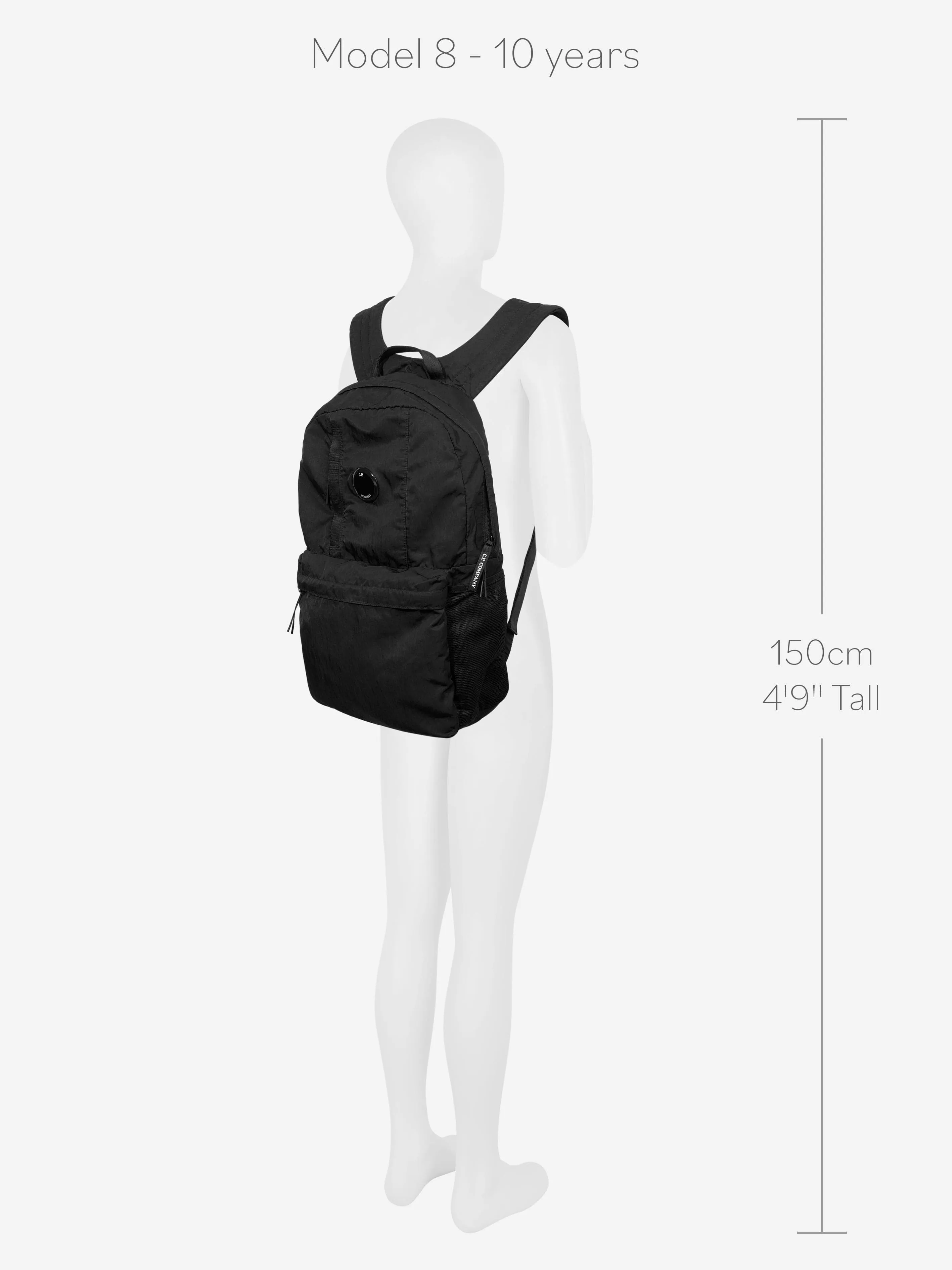 Boys Lens Backpack in Black (40cm)
