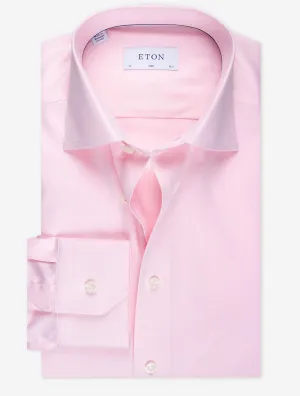 Business Plain Slim Fit Shirt Pink