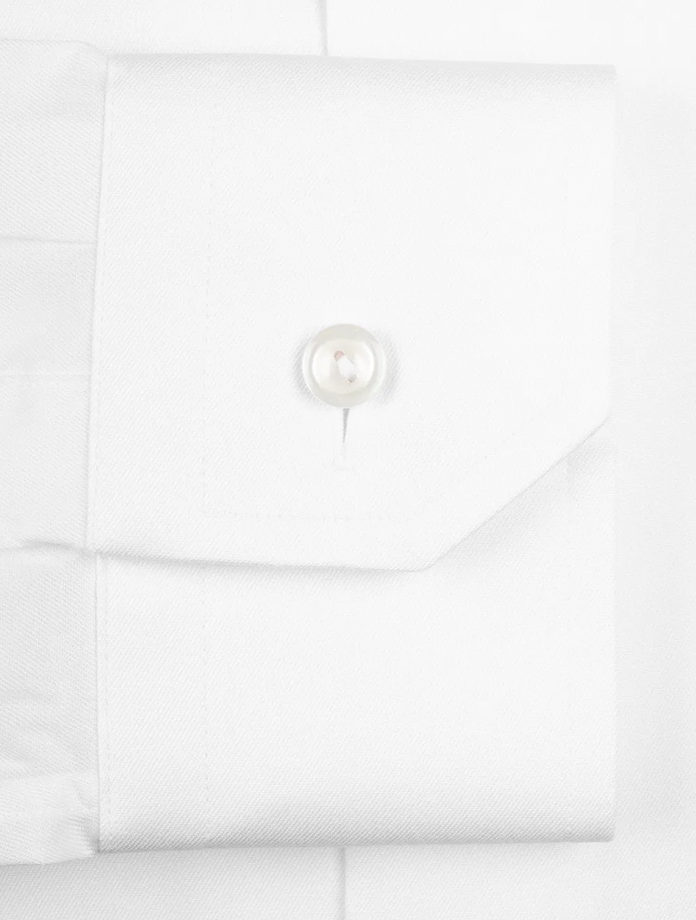 Business Plain Slim Fit Shirt White