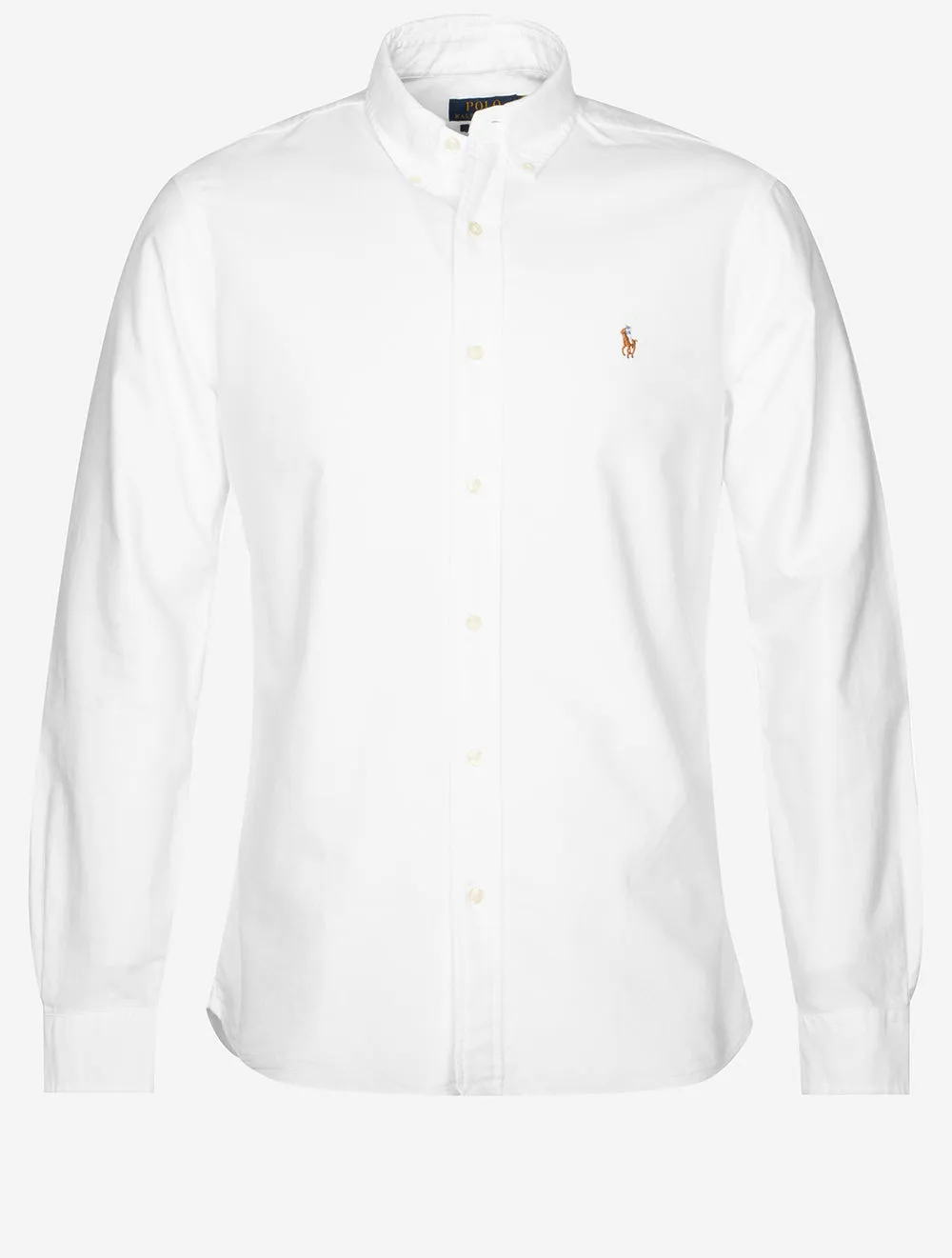 Buttondown Custom Fit Plain Oxford Shirt Pure White