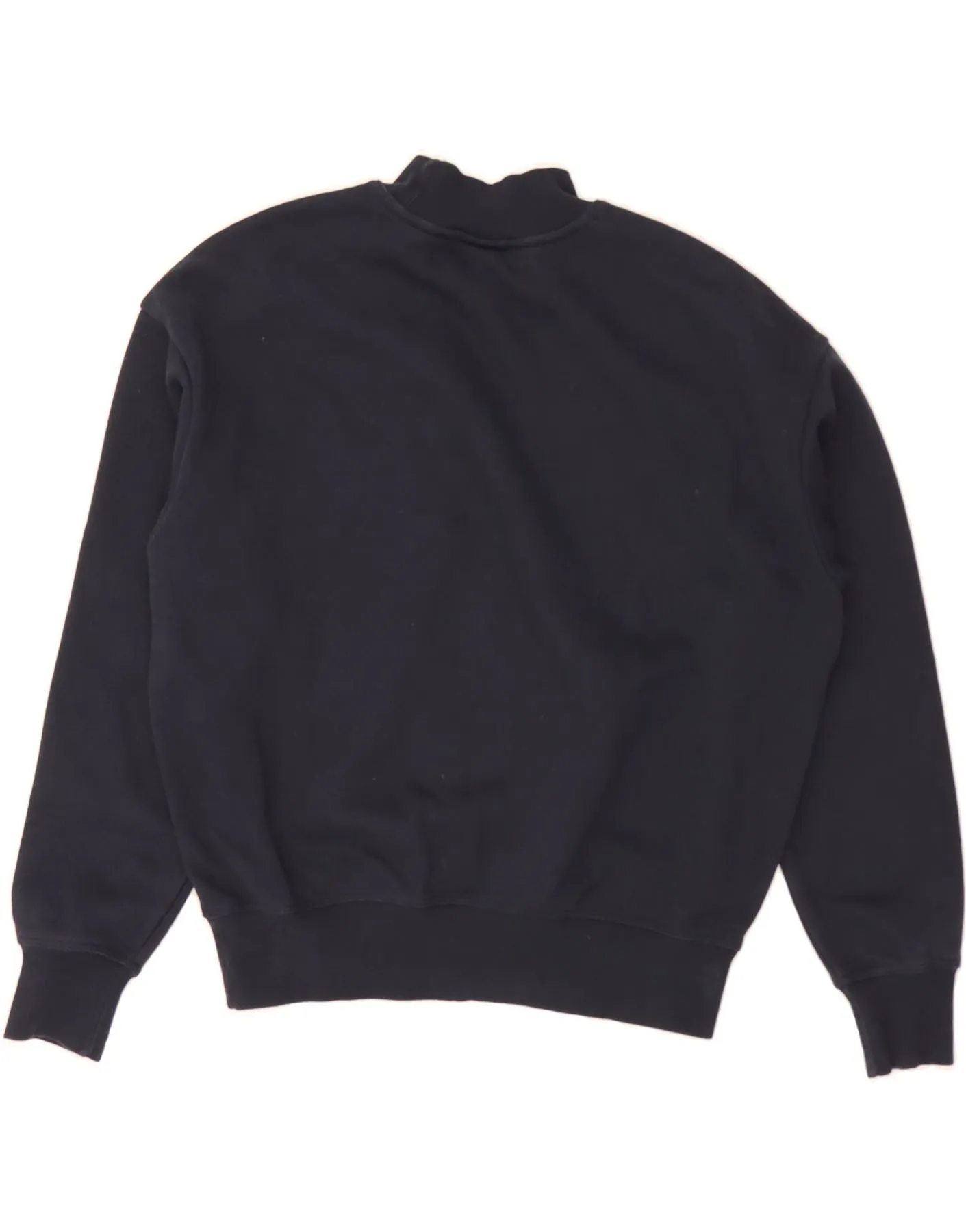 CHAMPION Womens Oversized Sweatshirt Jumper UK 10 Small Navy Blue Cotton