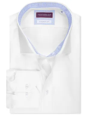 Classic Fit Pinpoint Shirt White