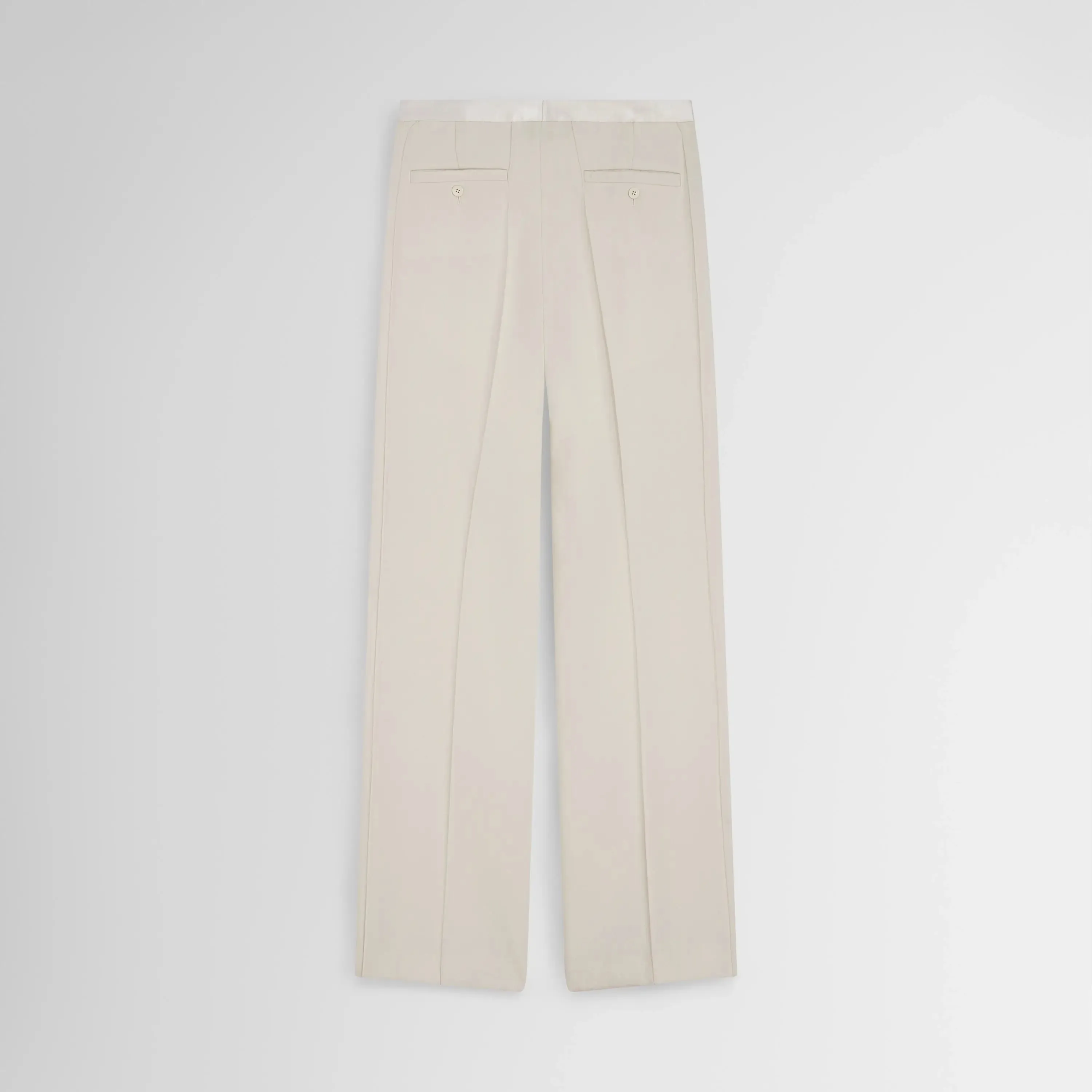CLASSIC TAILORED TROUSERS | cream wool