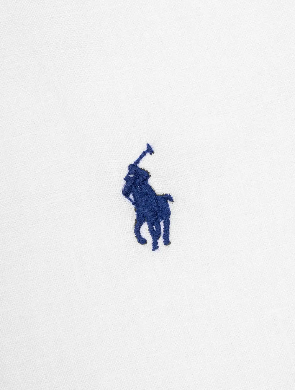 Custom Fit Linen Shirt Off White