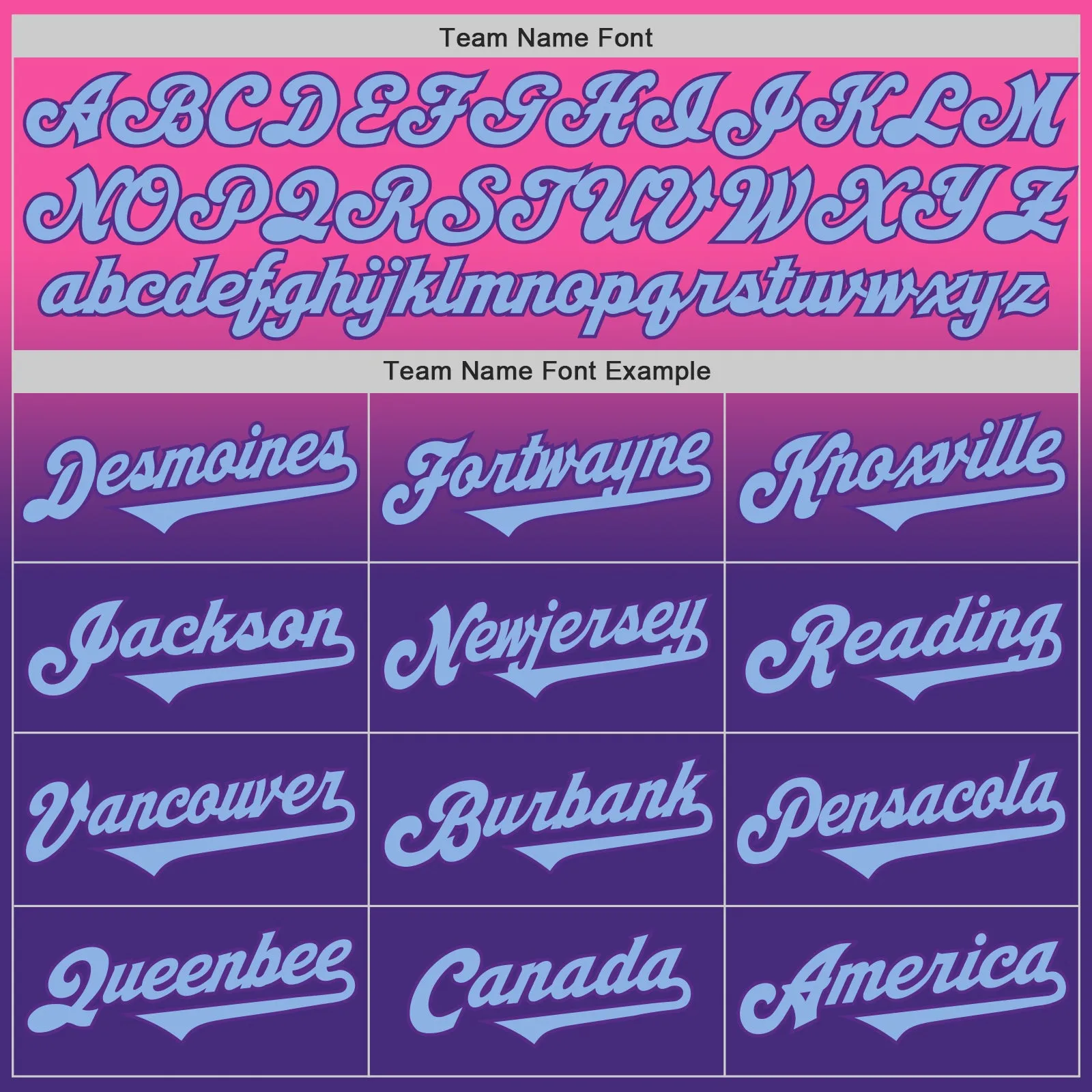 Custom Pink Light Blue-Purple Authentic Fade Fashion Baseball Jersey