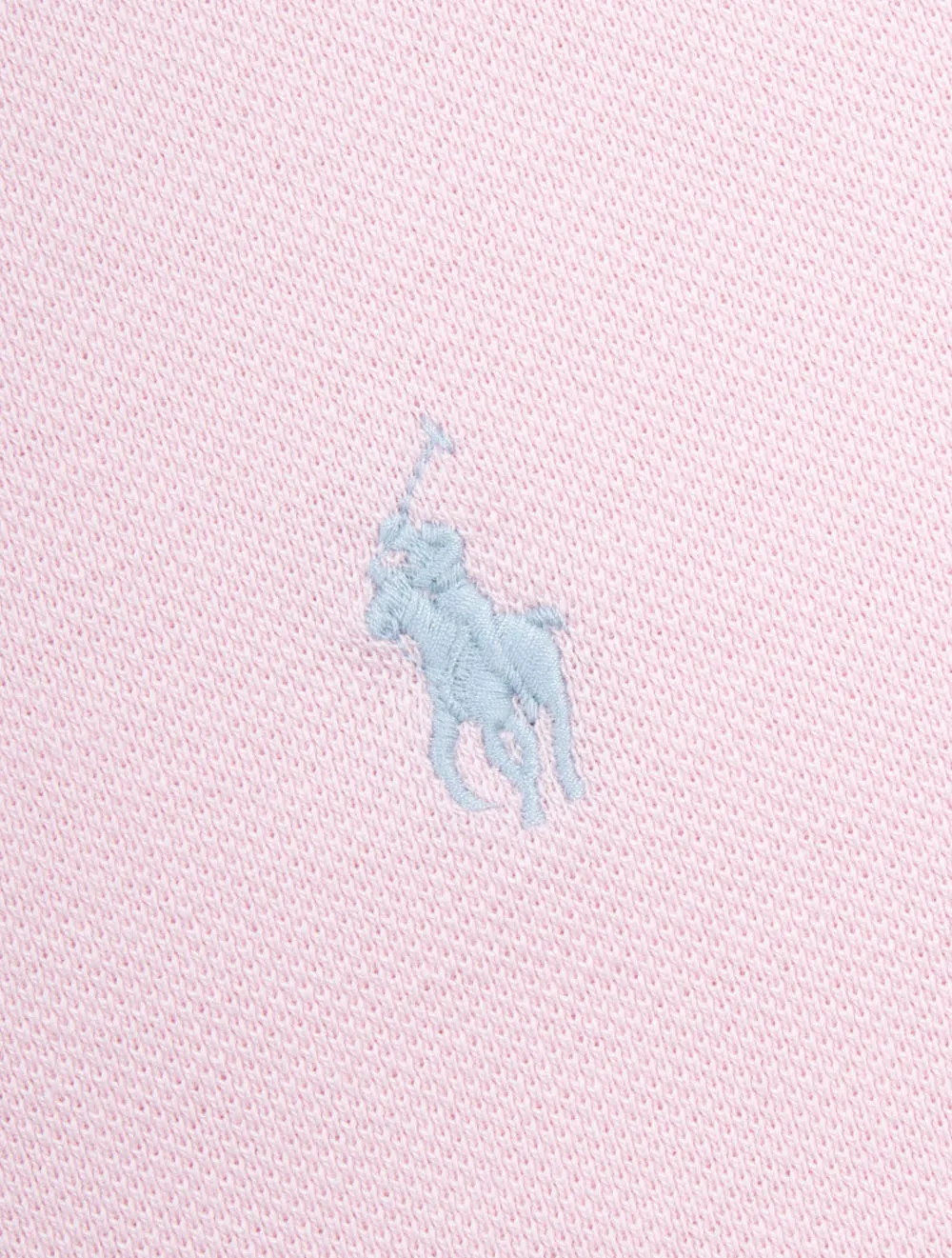 Custom Slim Fit Mesh Polo Shirt Pink