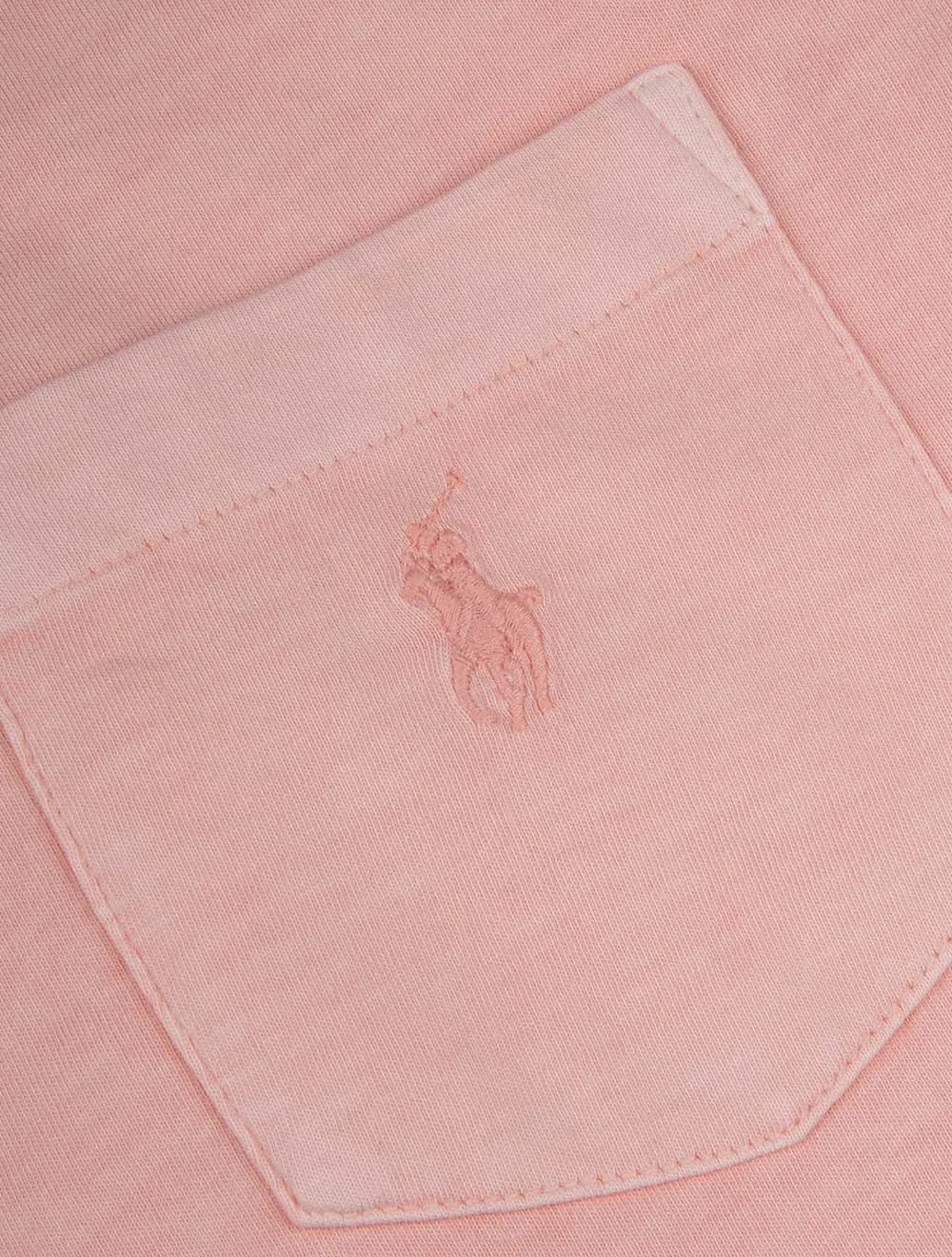 Custom Slim Mineral-Dyed Pocket T-Shirt Pink