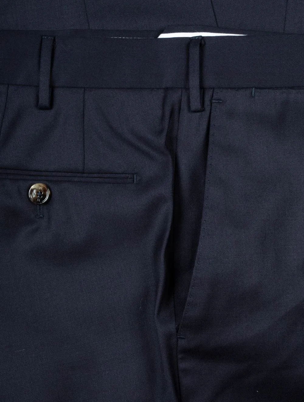 Deluxe Comfort Wool Trousers Navy