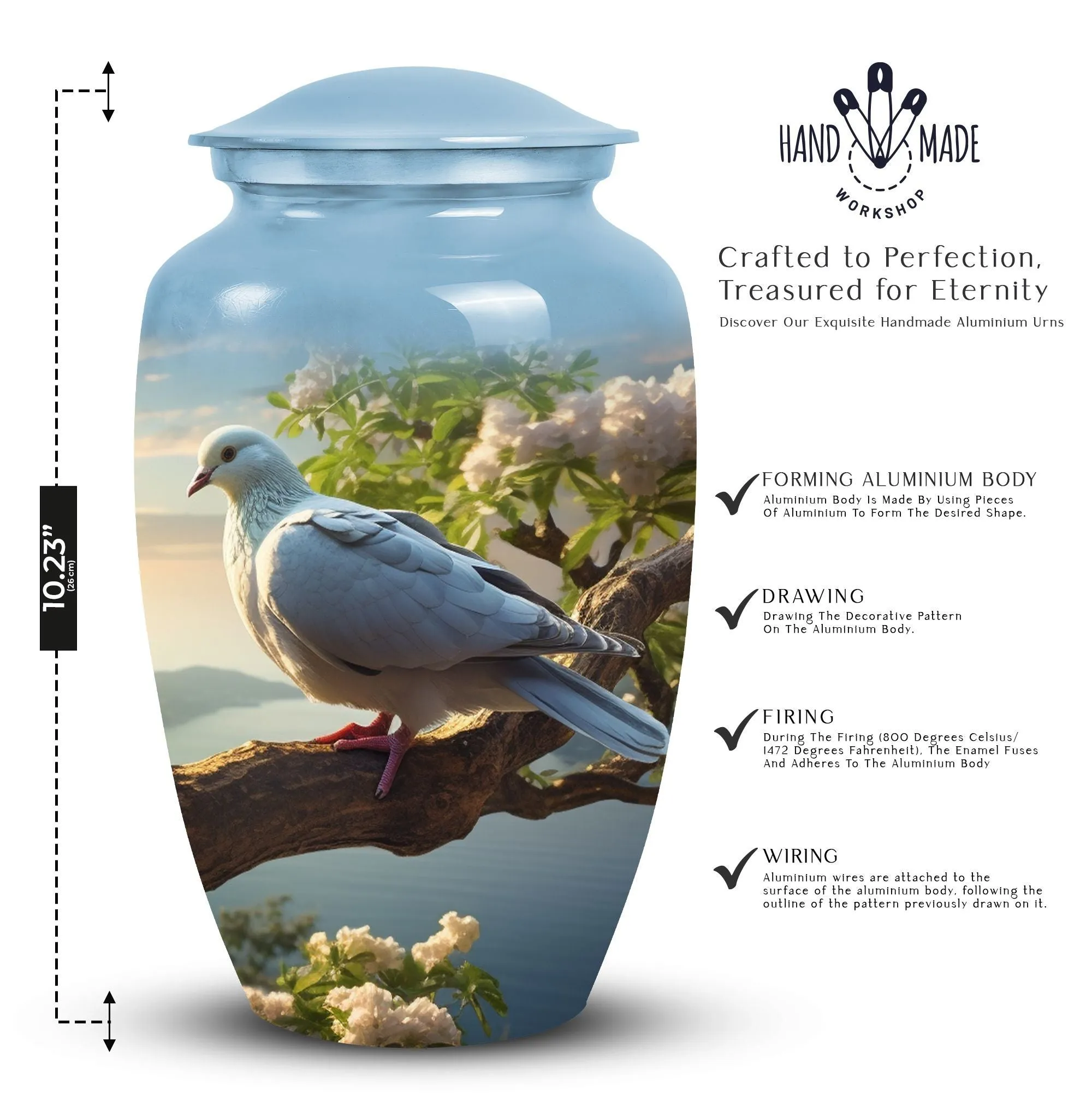 Dove Urn Eternity - Cherished Cremation Solution For Loving Memories
