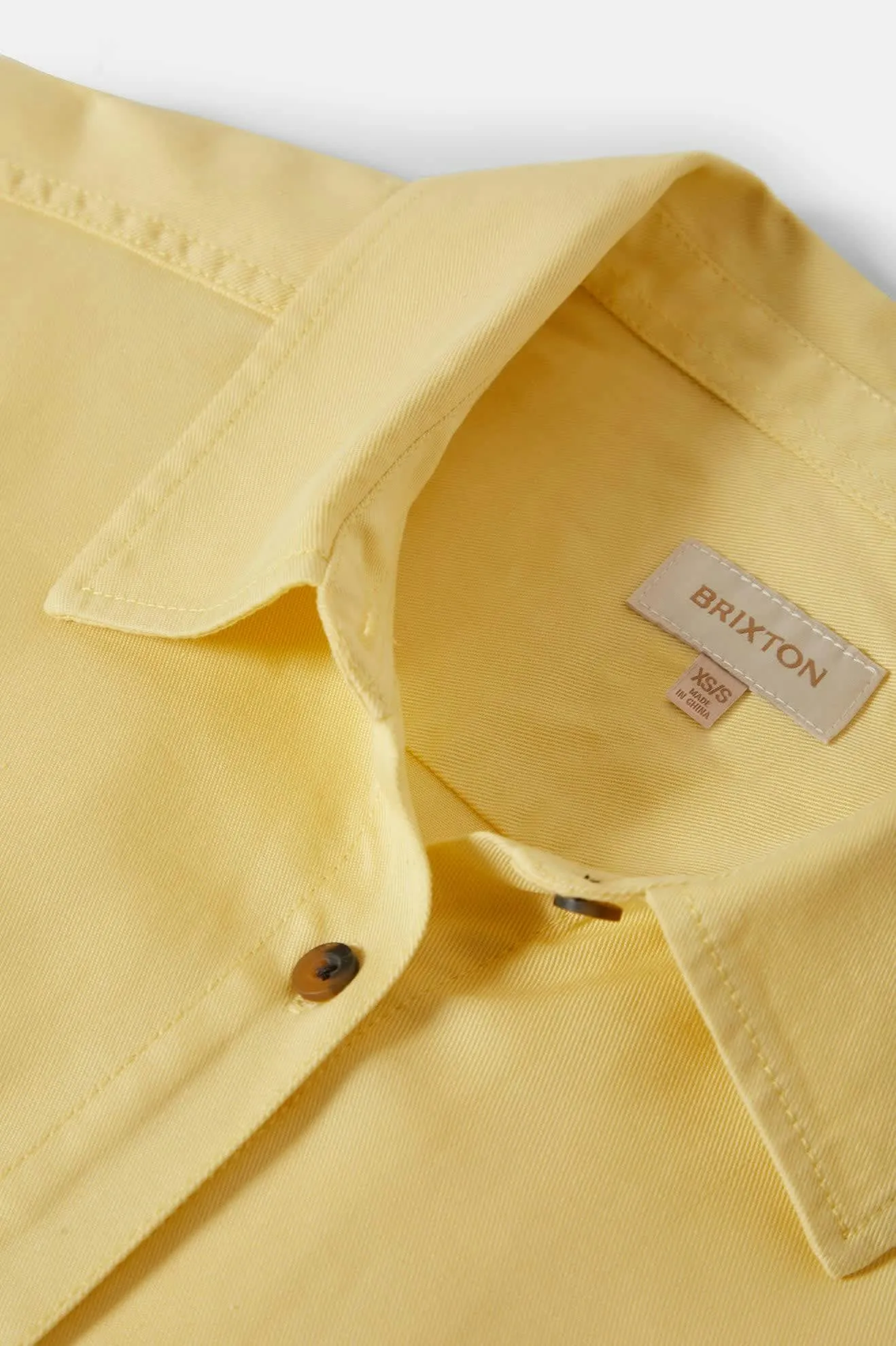 East Side Boxy L/S Button Down - Panna Cotta