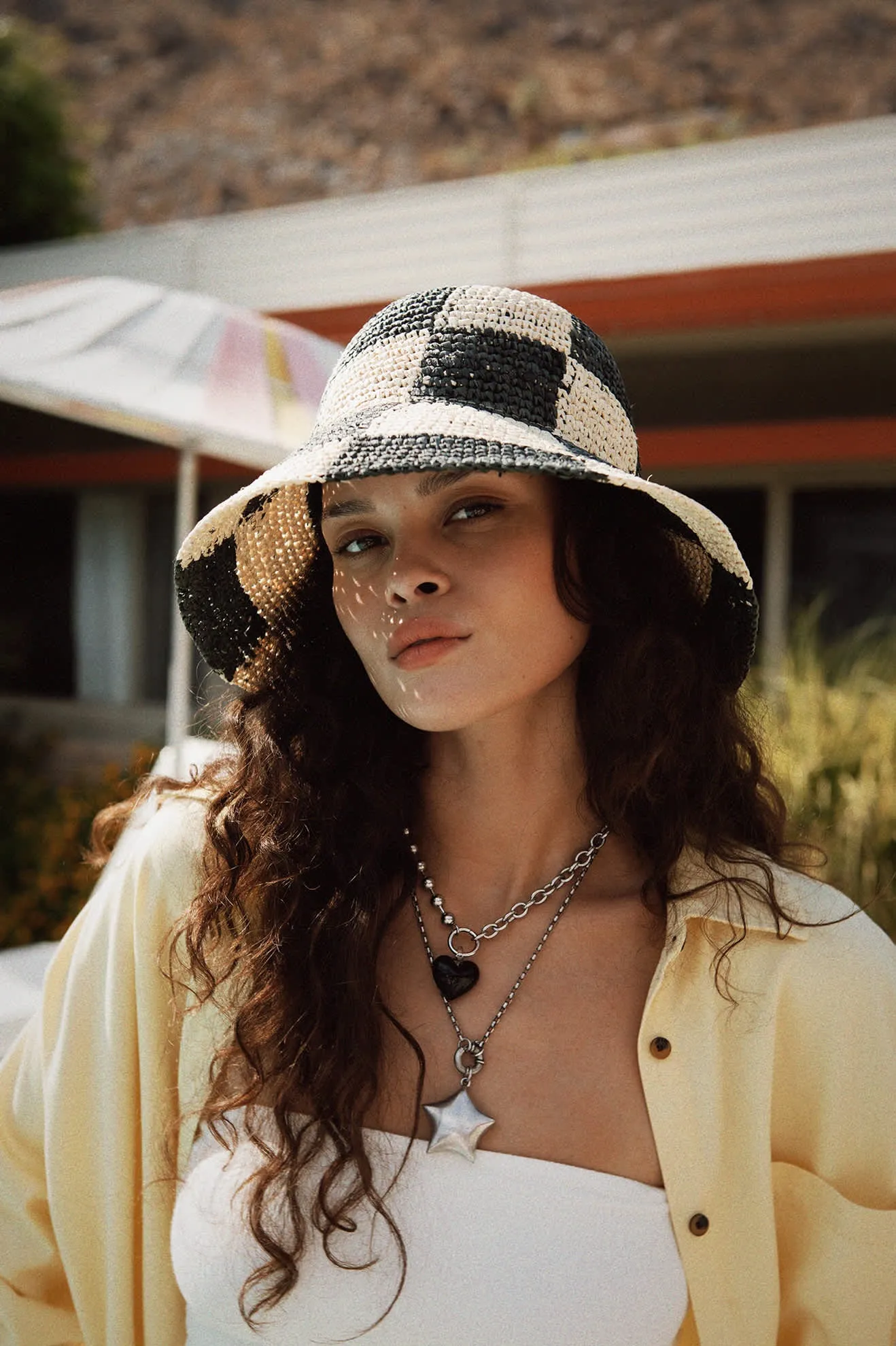 East Side Boxy L/S Button Down - Panna Cotta