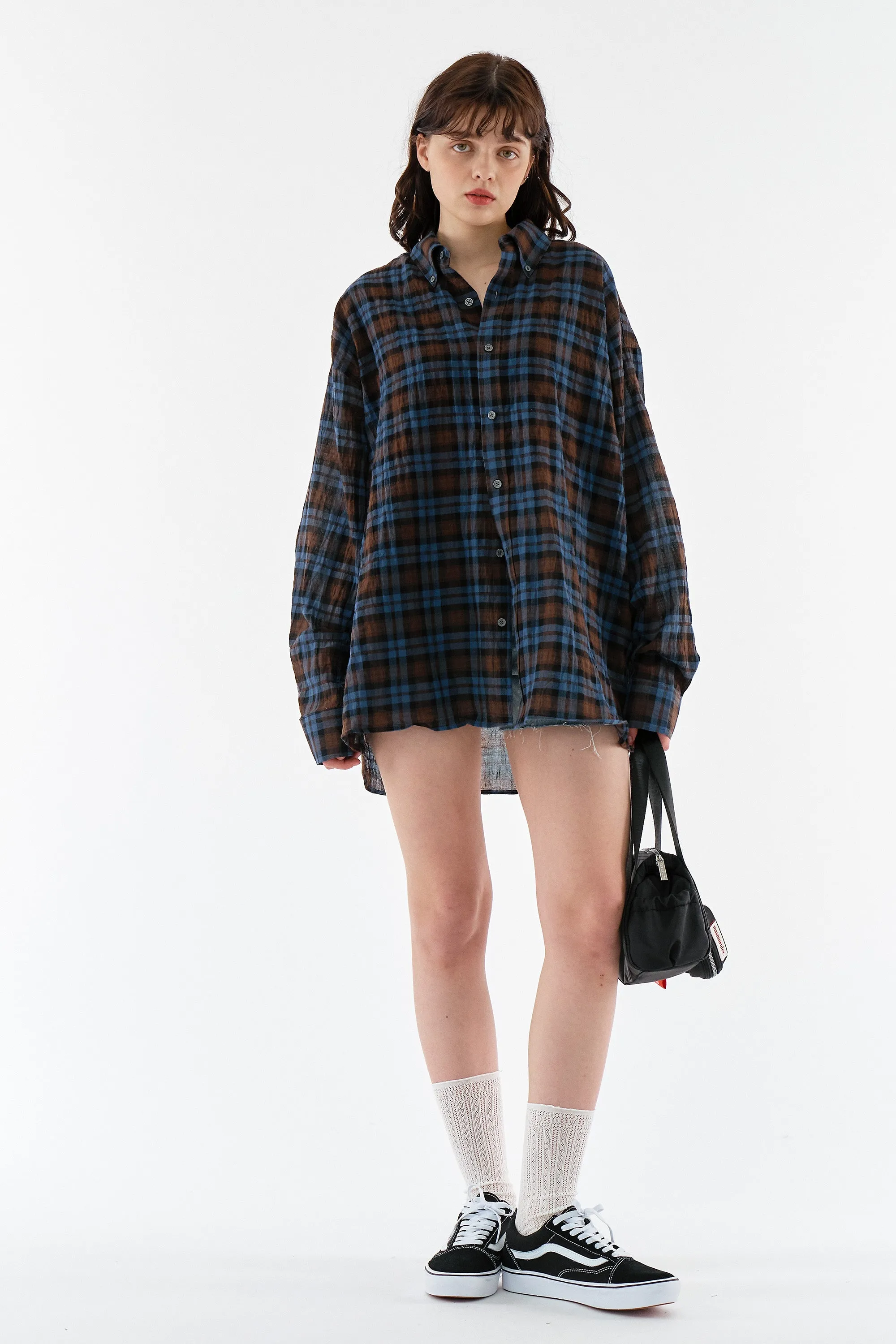 Emryn Oversized Tartan Shirt