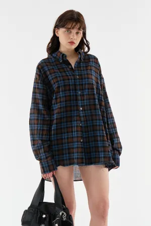 Emryn Oversized Tartan Shirt