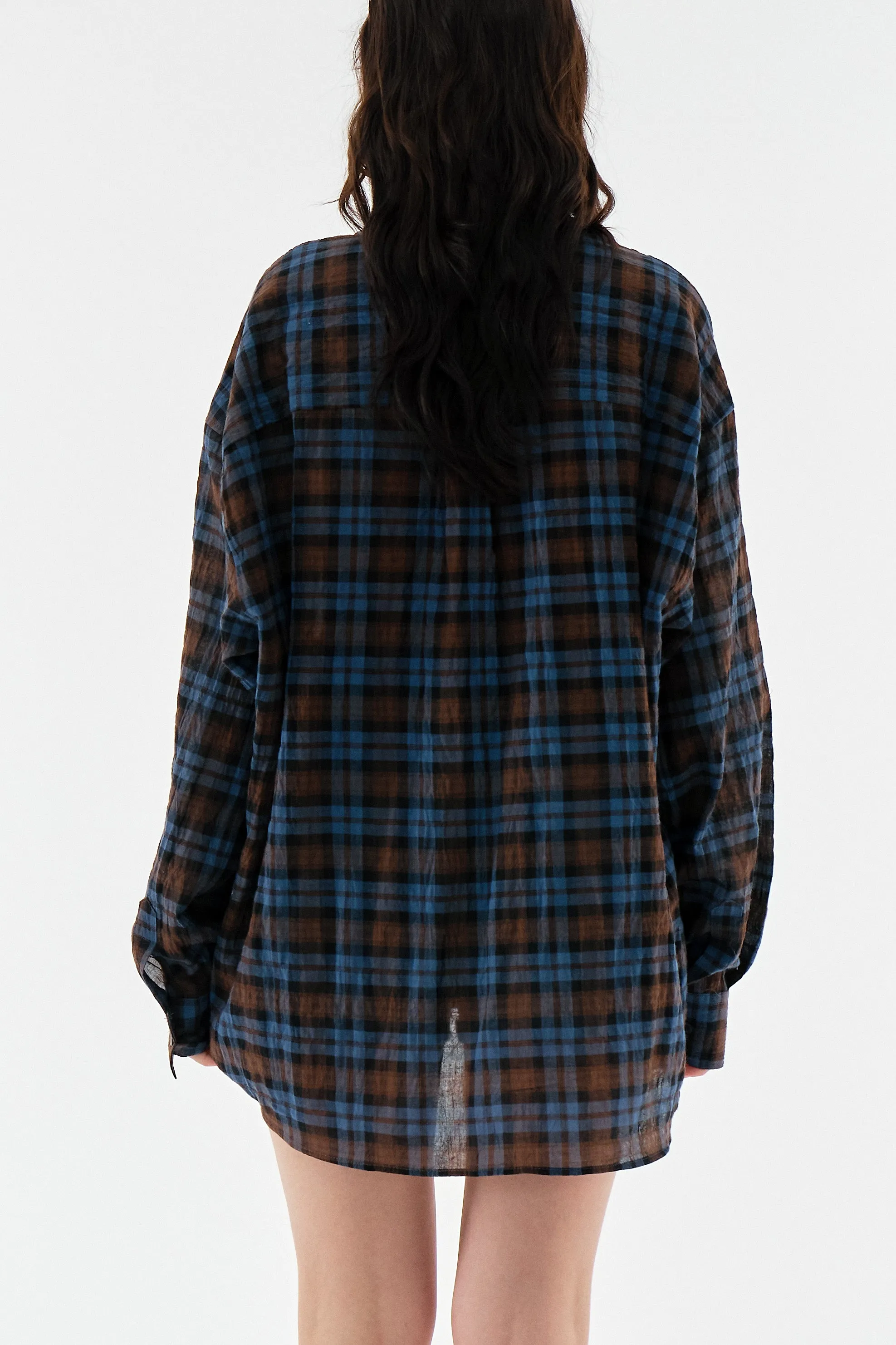 Emryn Oversized Tartan Shirt